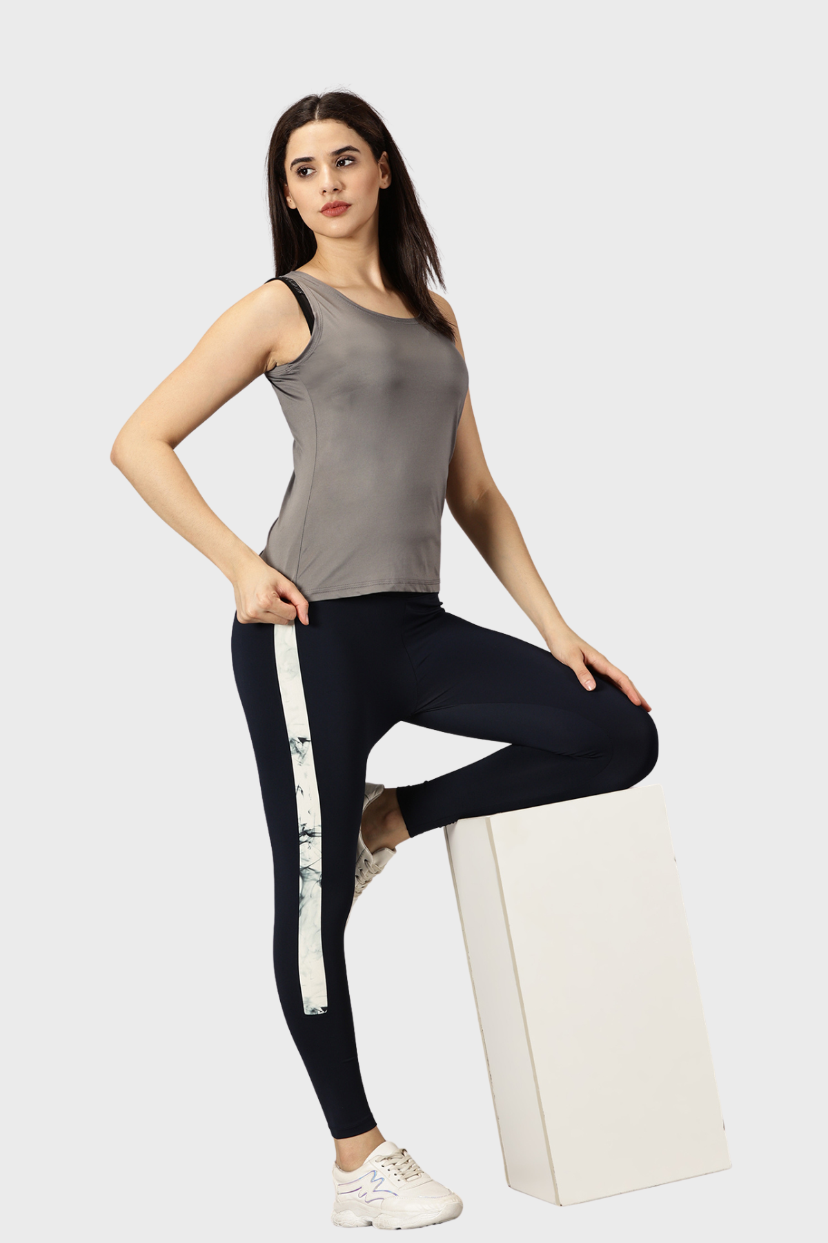Verveflex: Performance Ankle Legging Printed Panel