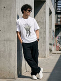 White Oversized Bio Wash Terry