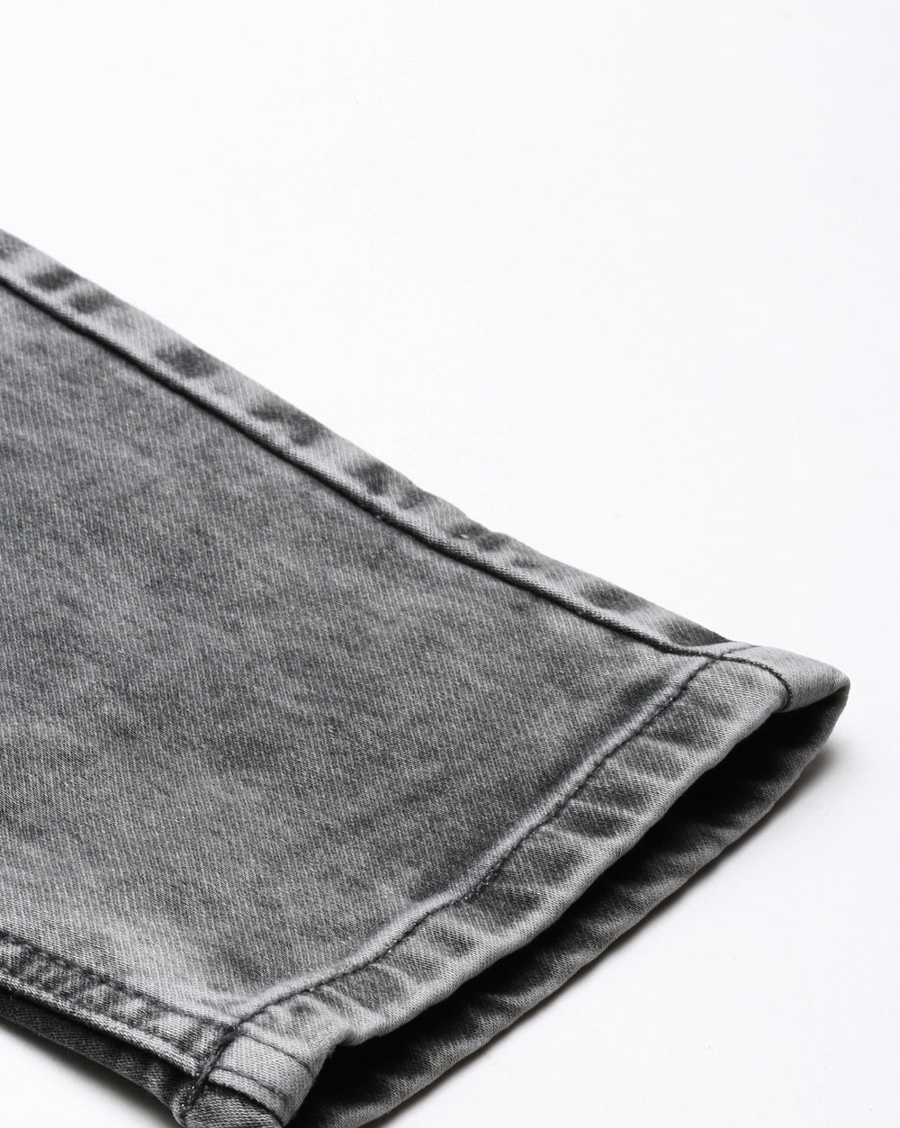 Distressed Grey Denim