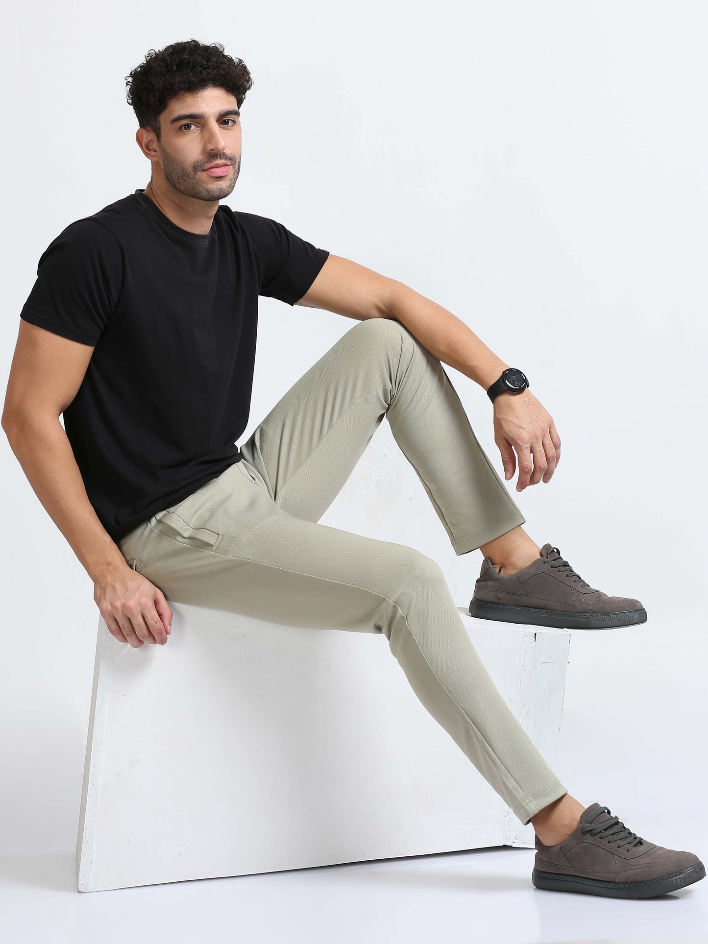 Power Stretch Joggers : Fern