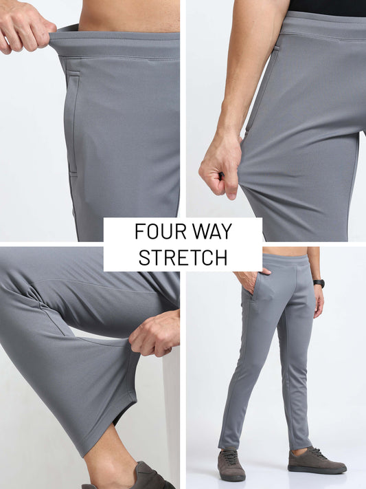 Power Stretch Joggers : Smoke