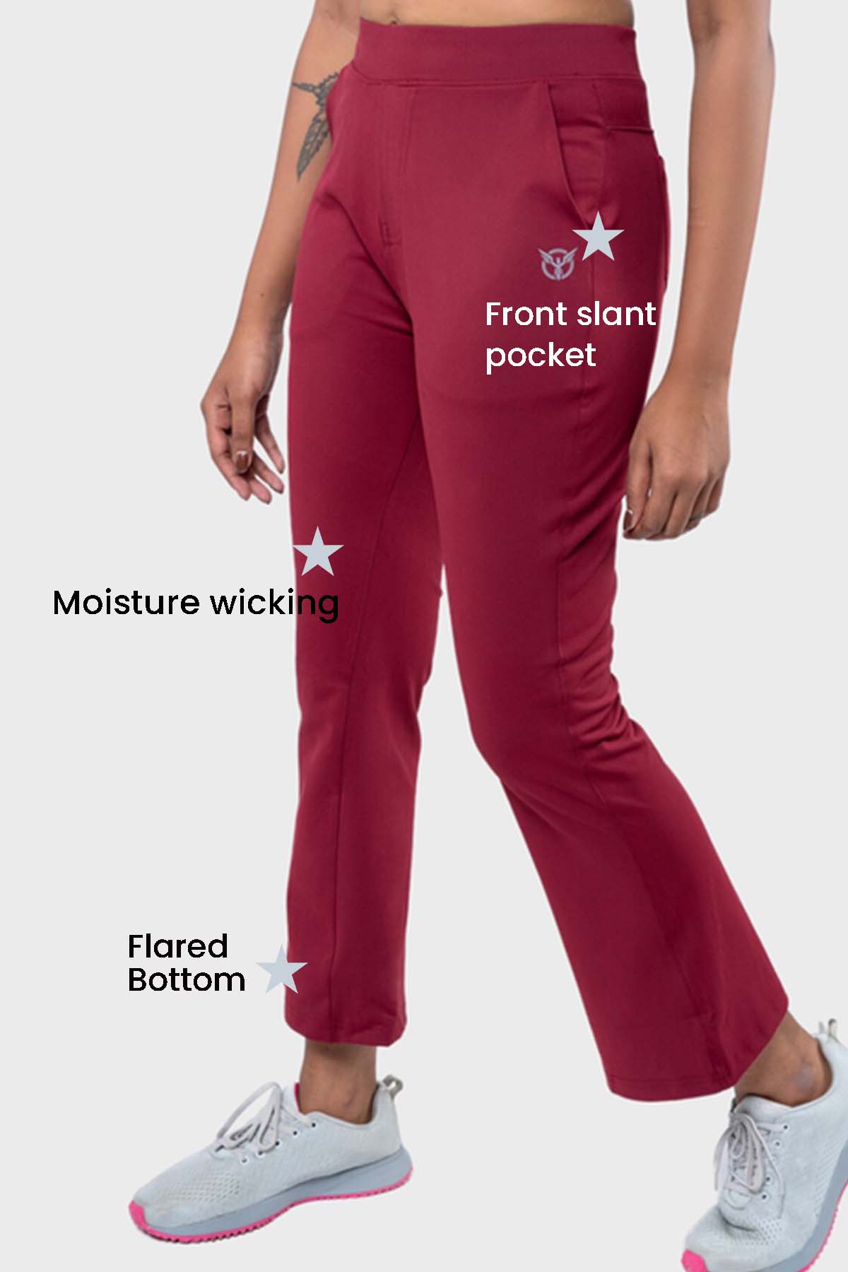 Plus Size Sculptsonic: Active All Day Comfy Flared Pants