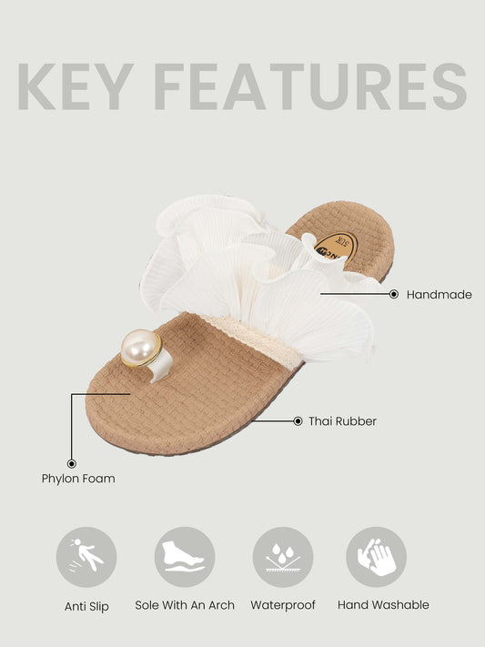 White Lilly Trendy Footwear for Women