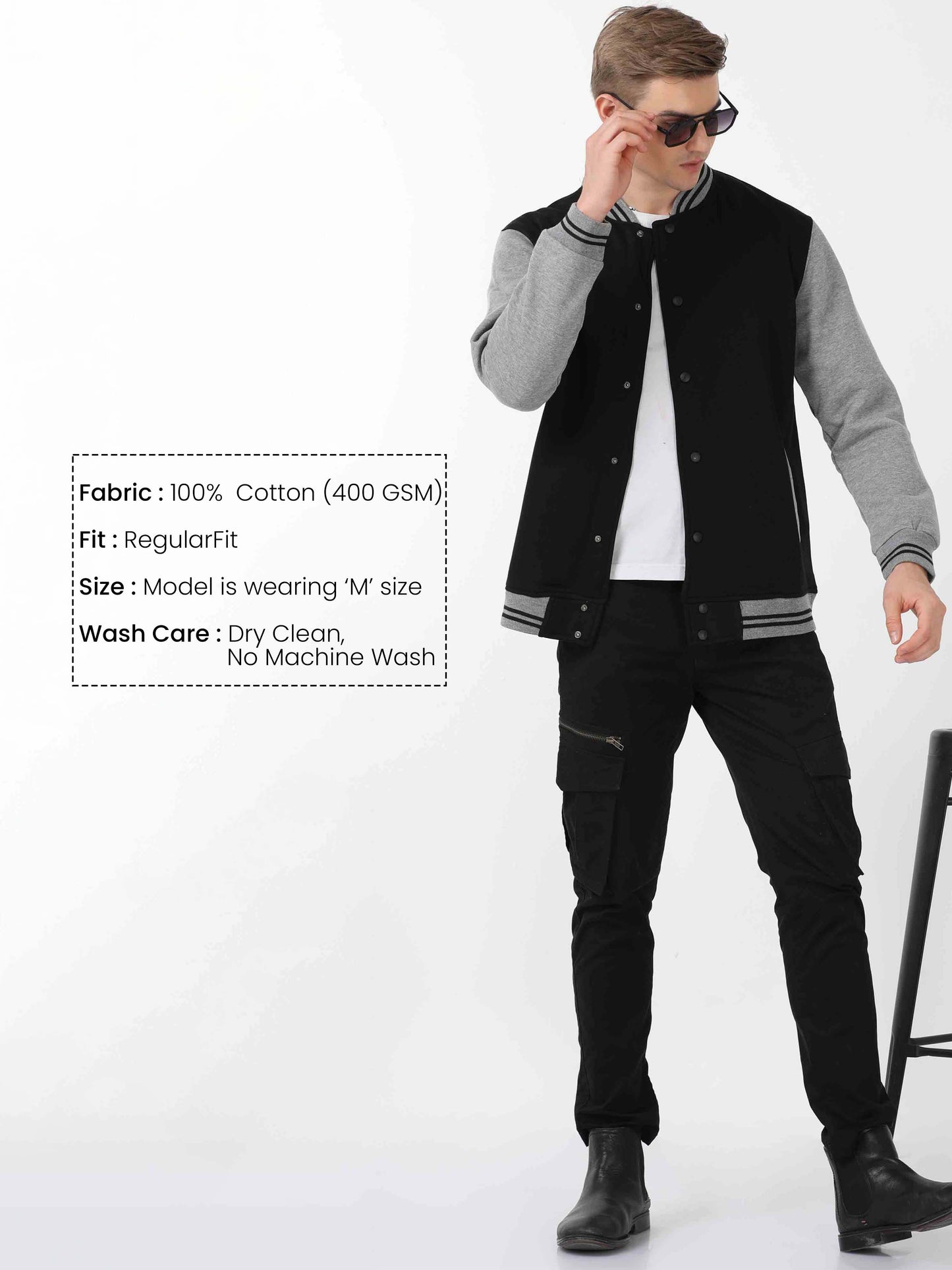 Black Varsity Jacket