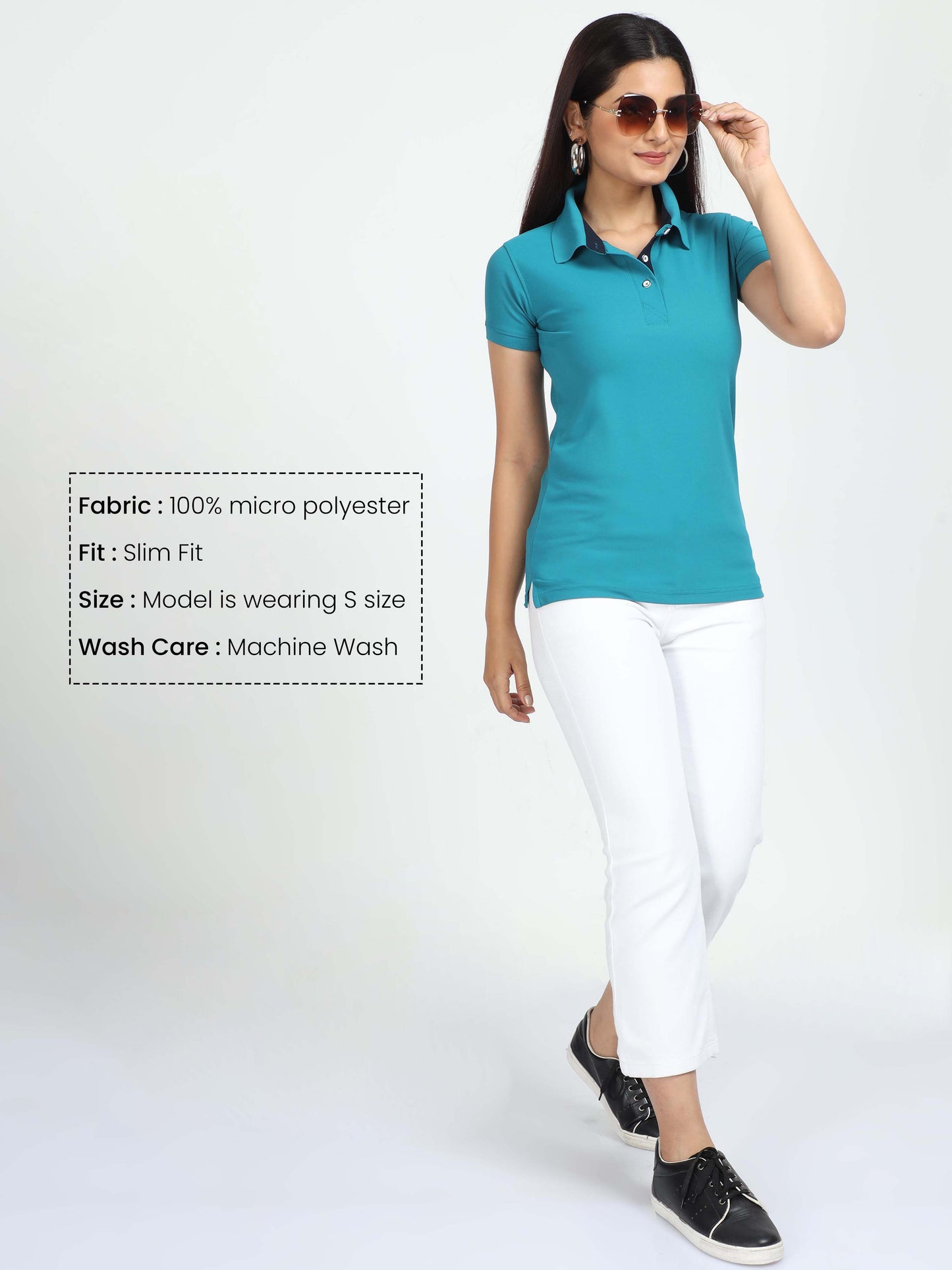 Harbour Blue Women's Polo T-shirt