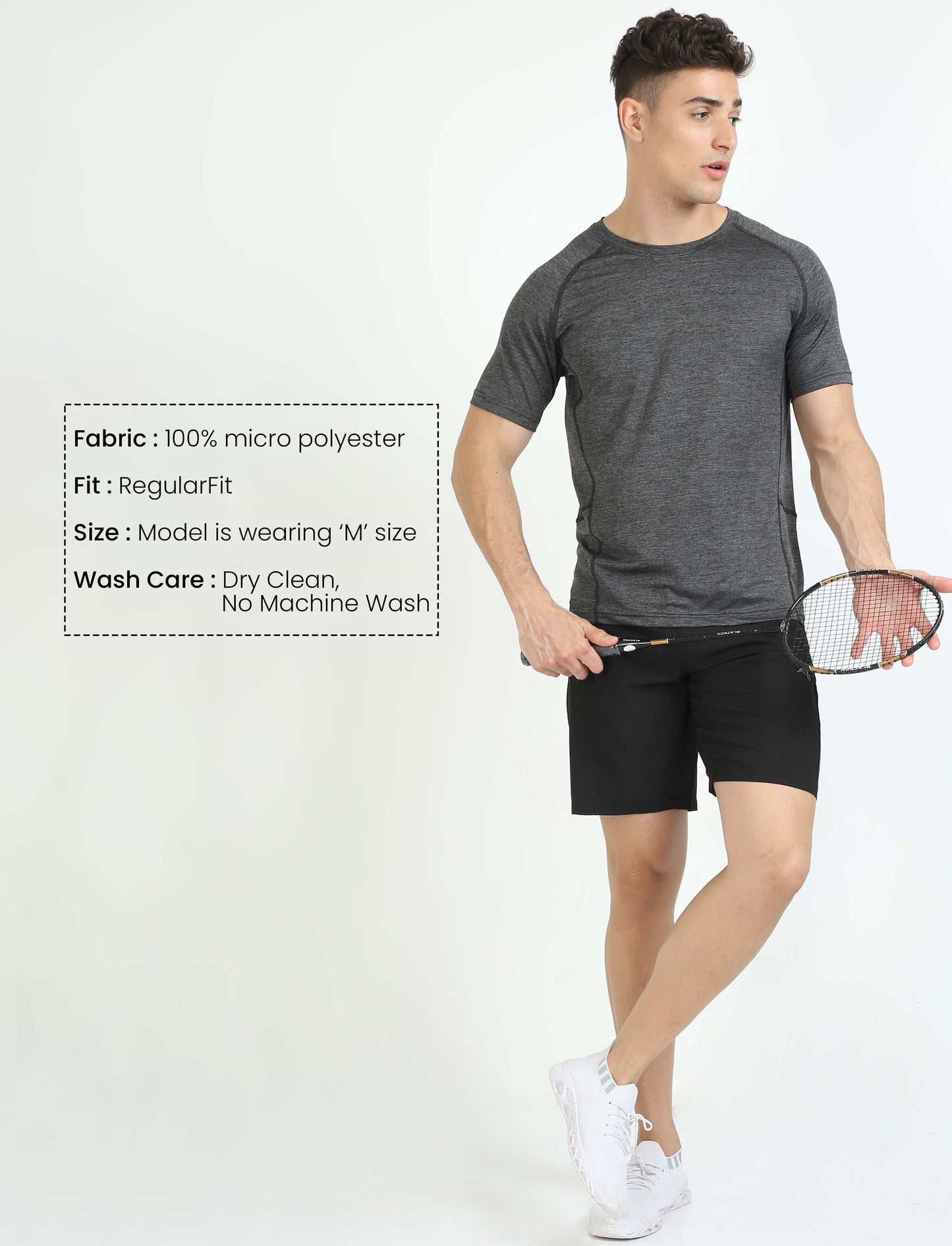 Davy Grey Sports Tee