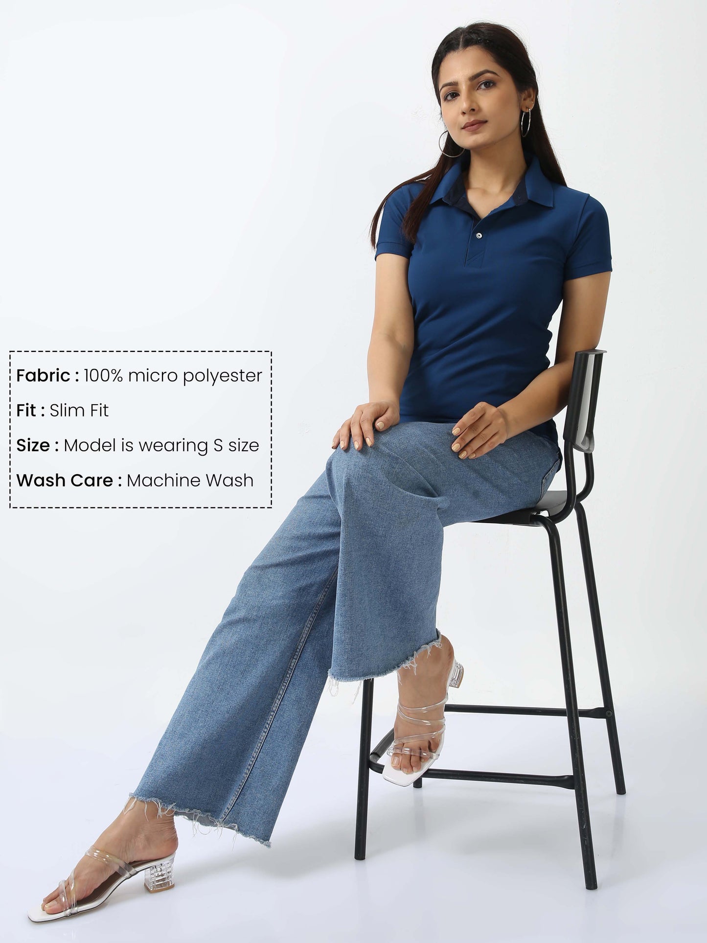Rama Blue Women's Polo T-shirt
