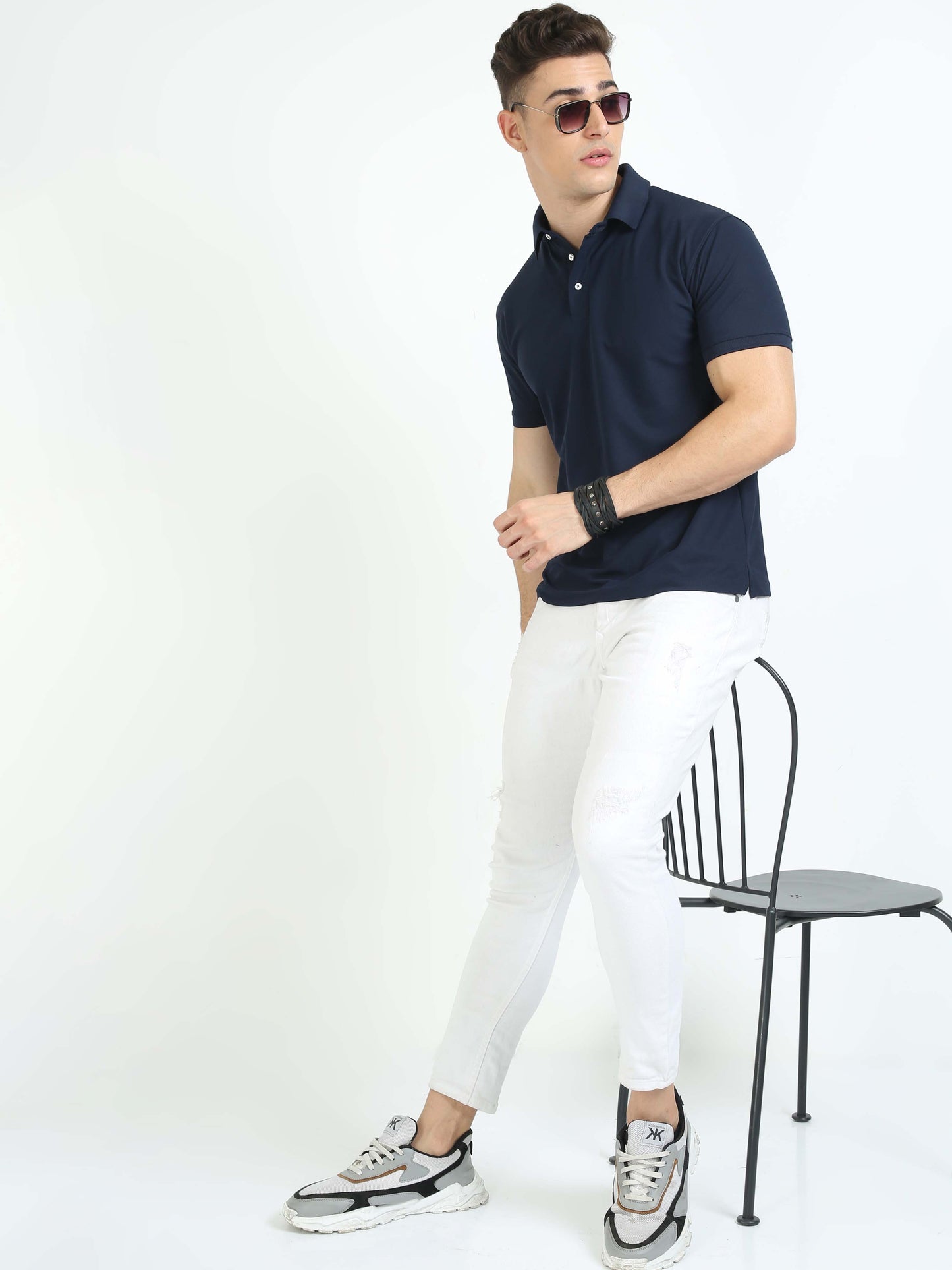 True Navy Men's Polo T-shirt