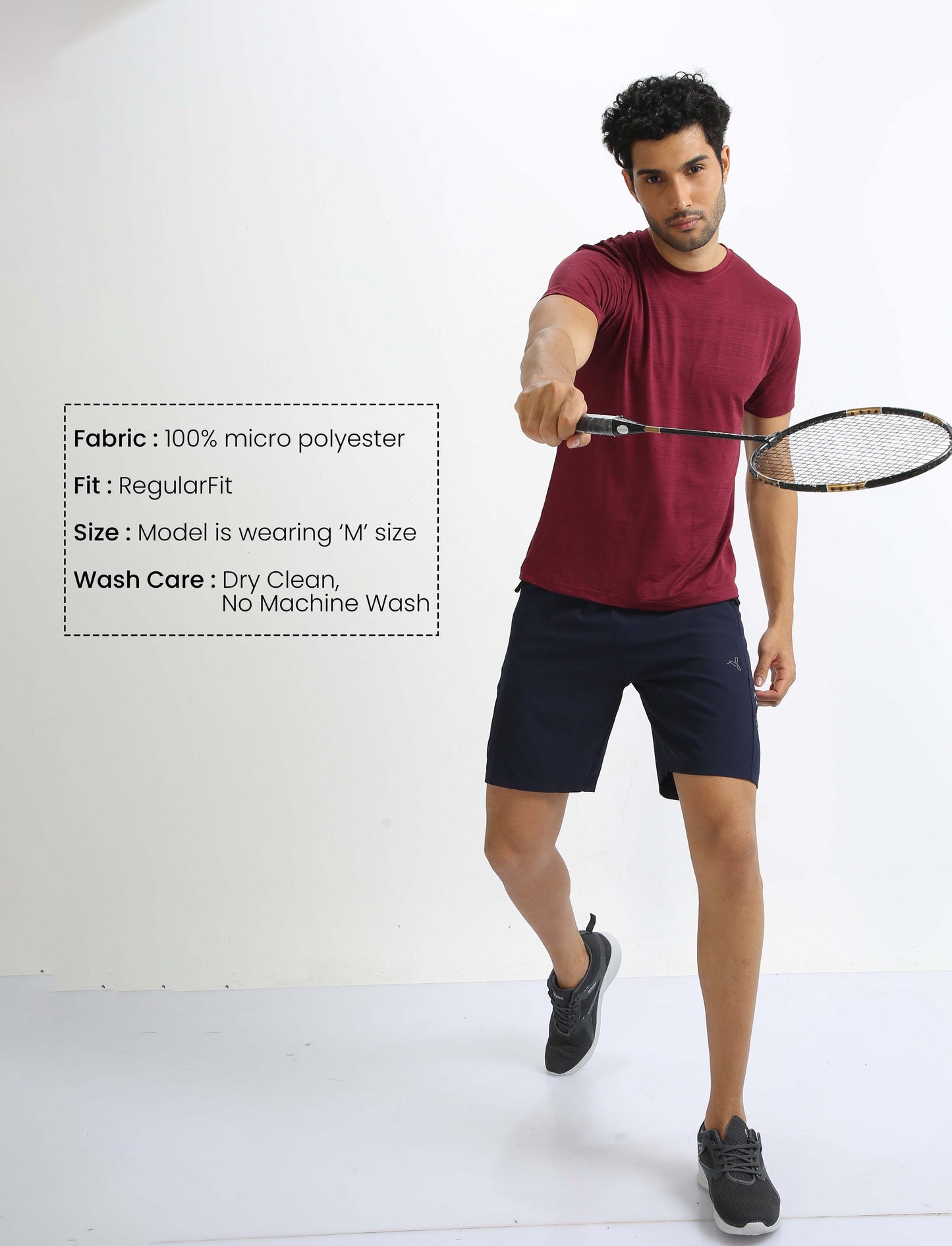 Maroon Oak Sports Tee