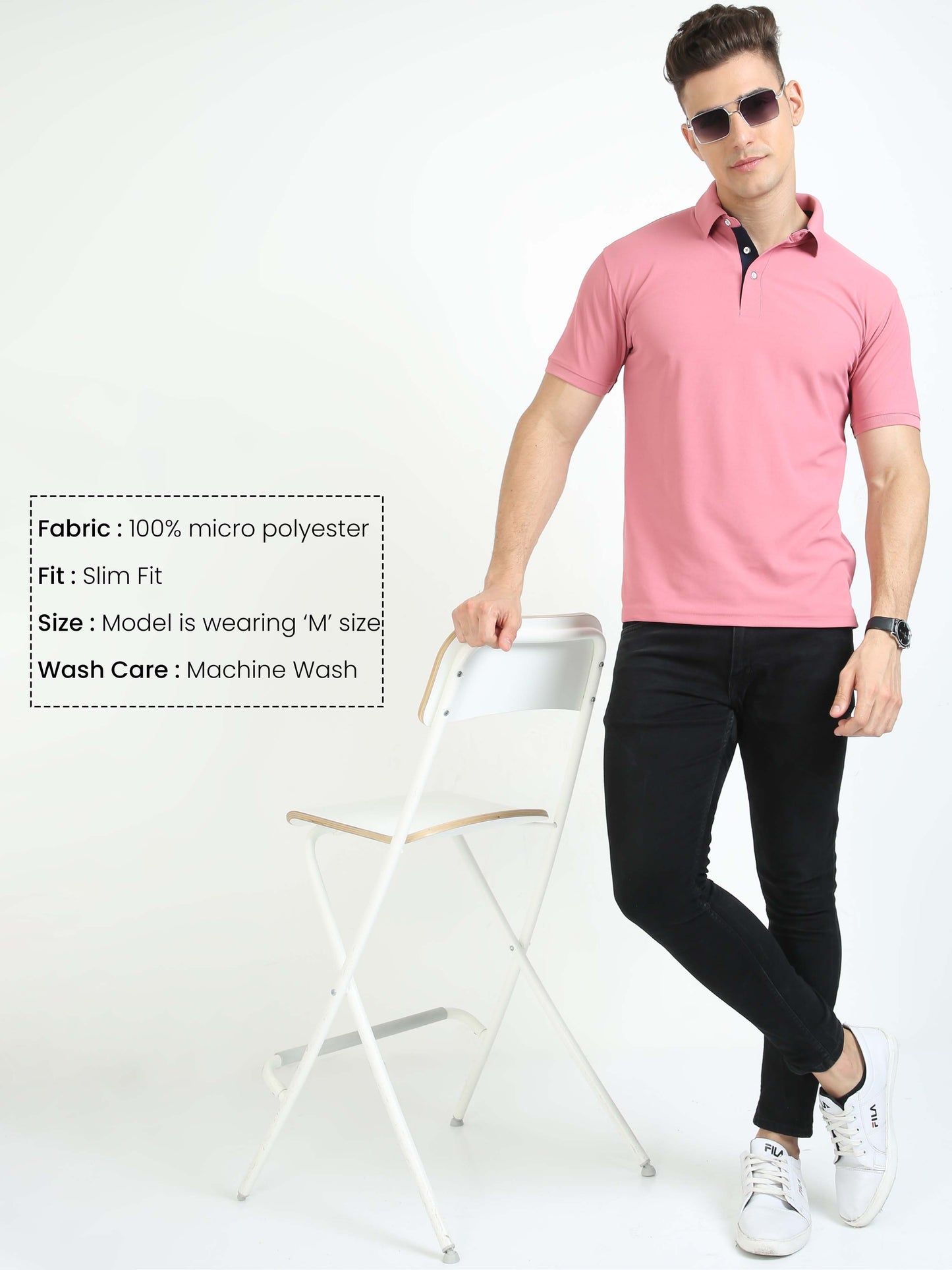 Heather Rose Men's Polo T-shirt