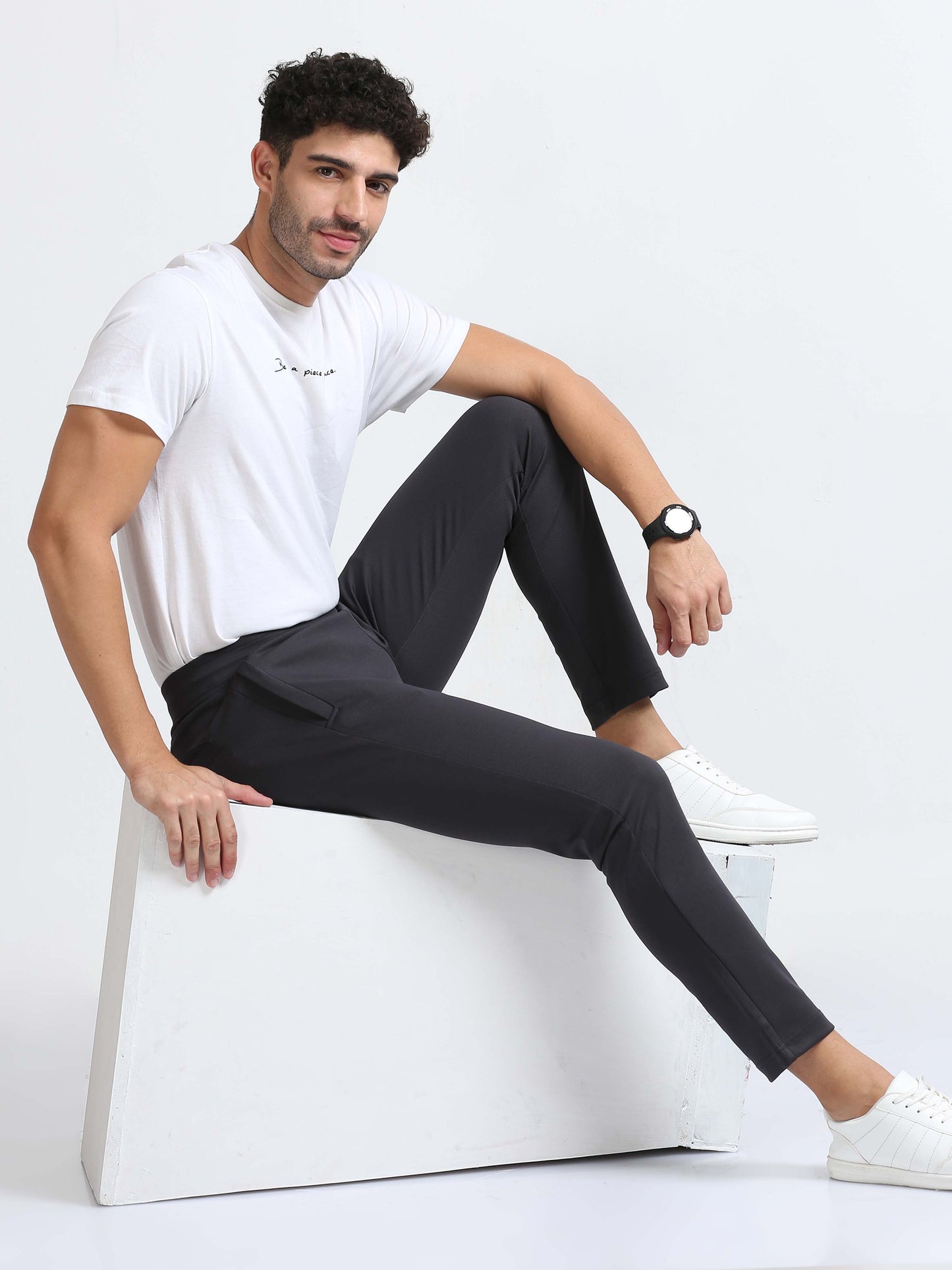 Power Stretch Joggers : Navy