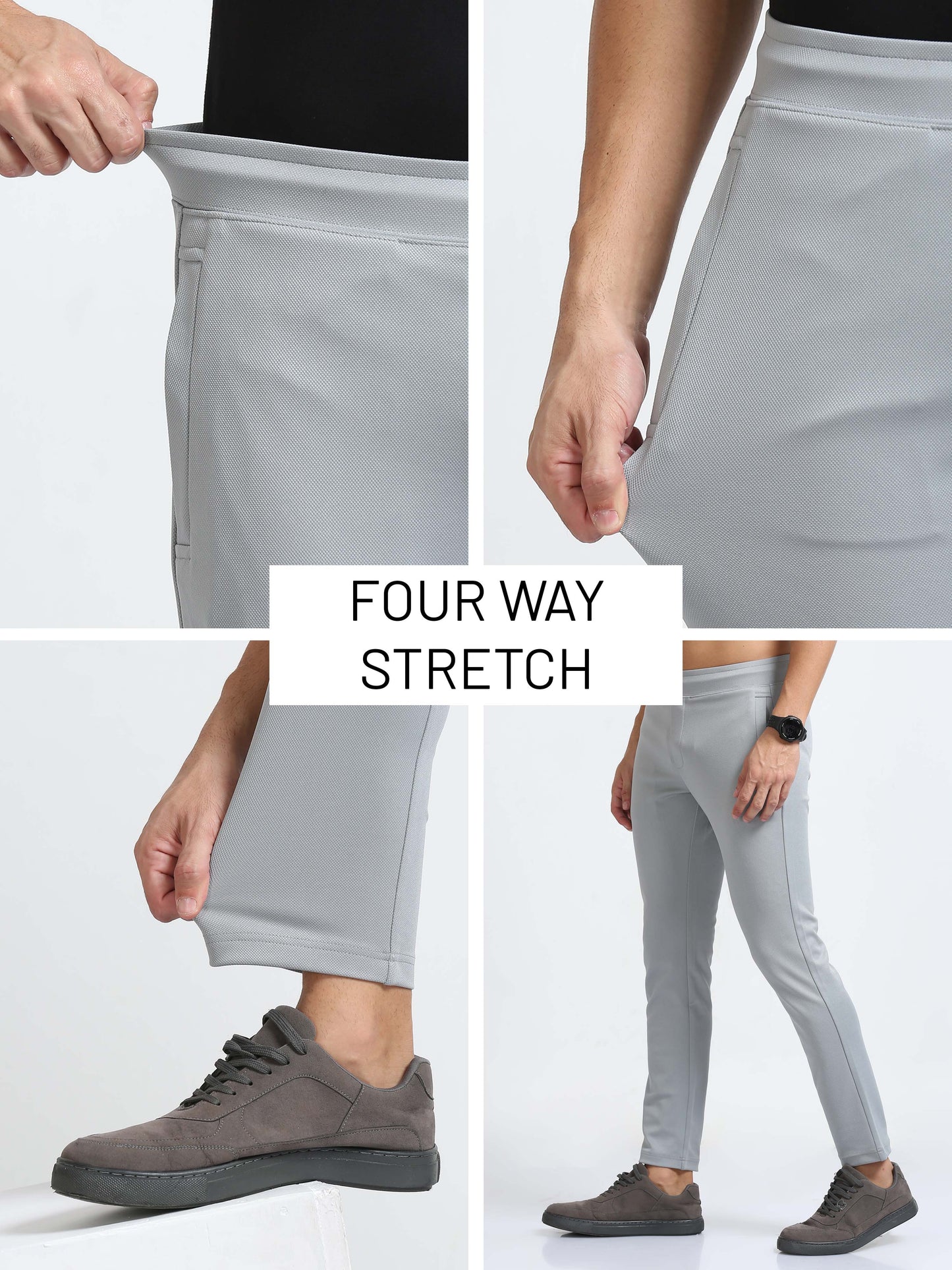 Power Stretch Joggers : Steel