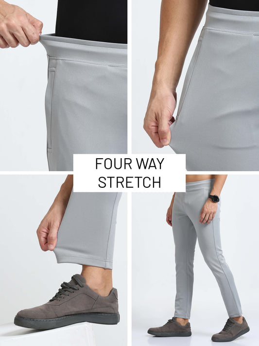 Power Stretch Joggers : Steel