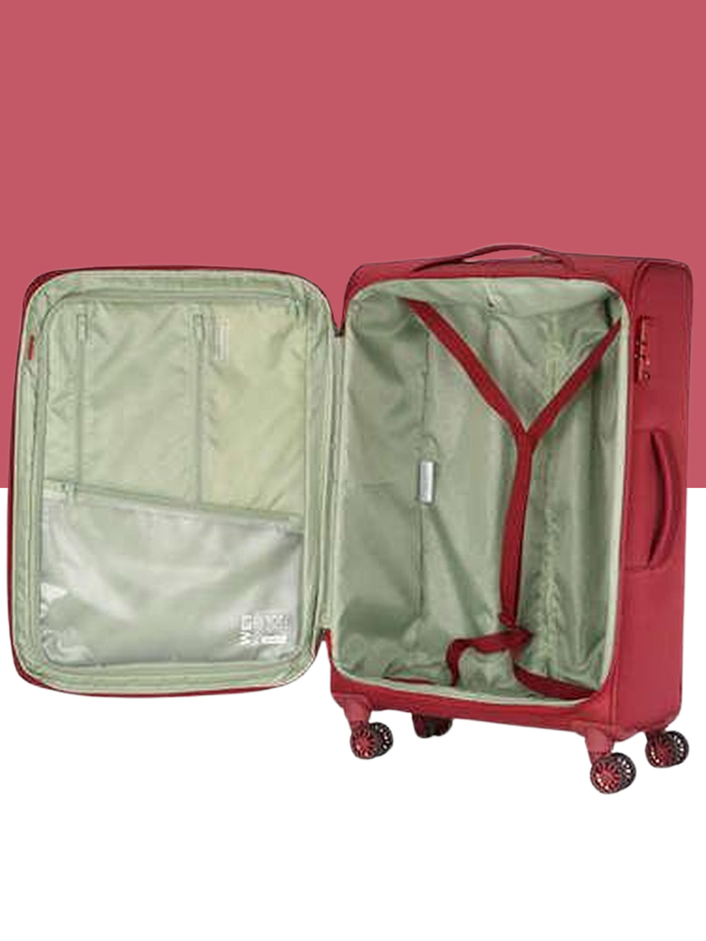 American Tourister Soft Trolley Bags ALTAIR GRNT Red
