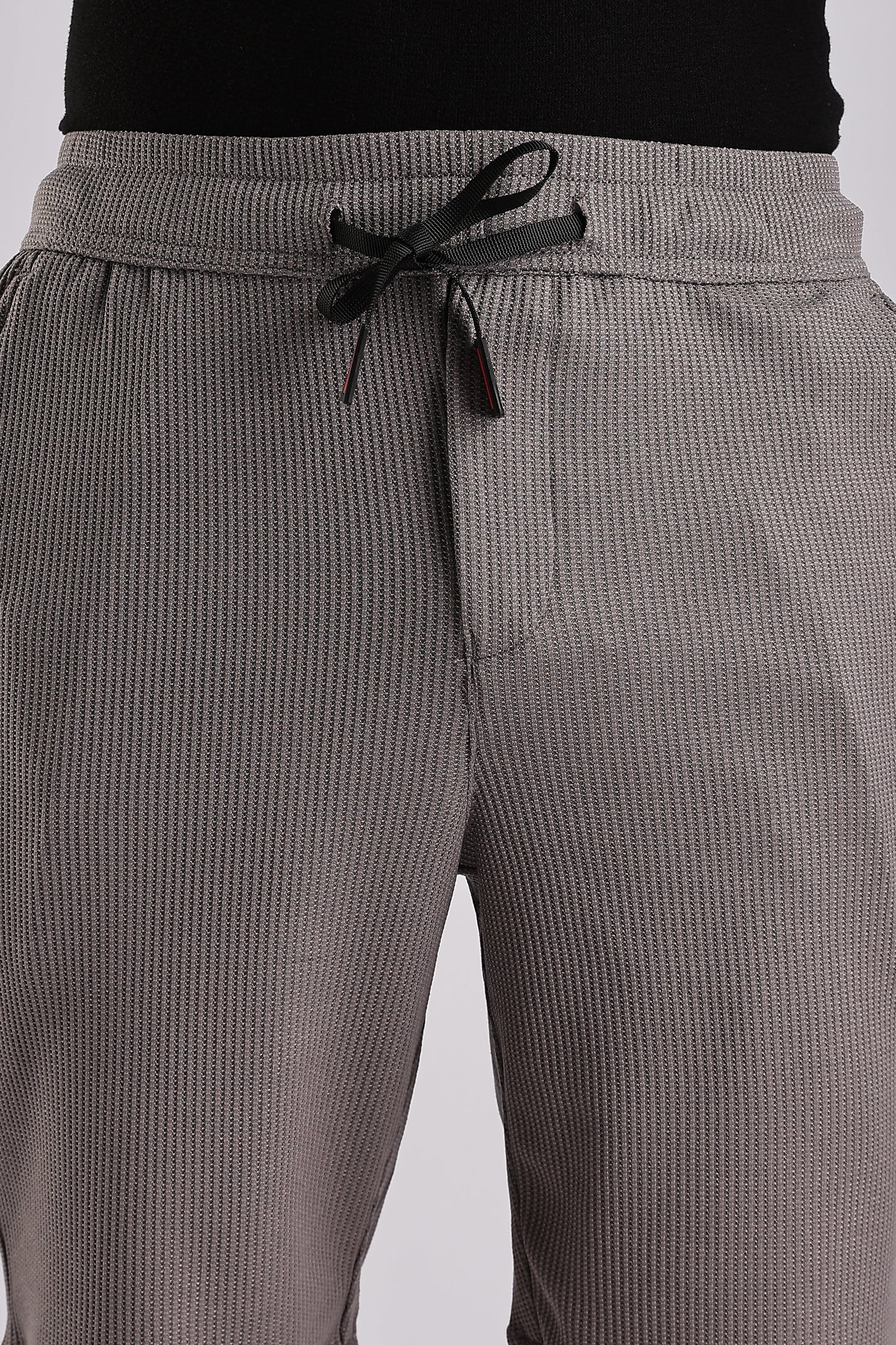 Men Jacquad Shorts-Grey