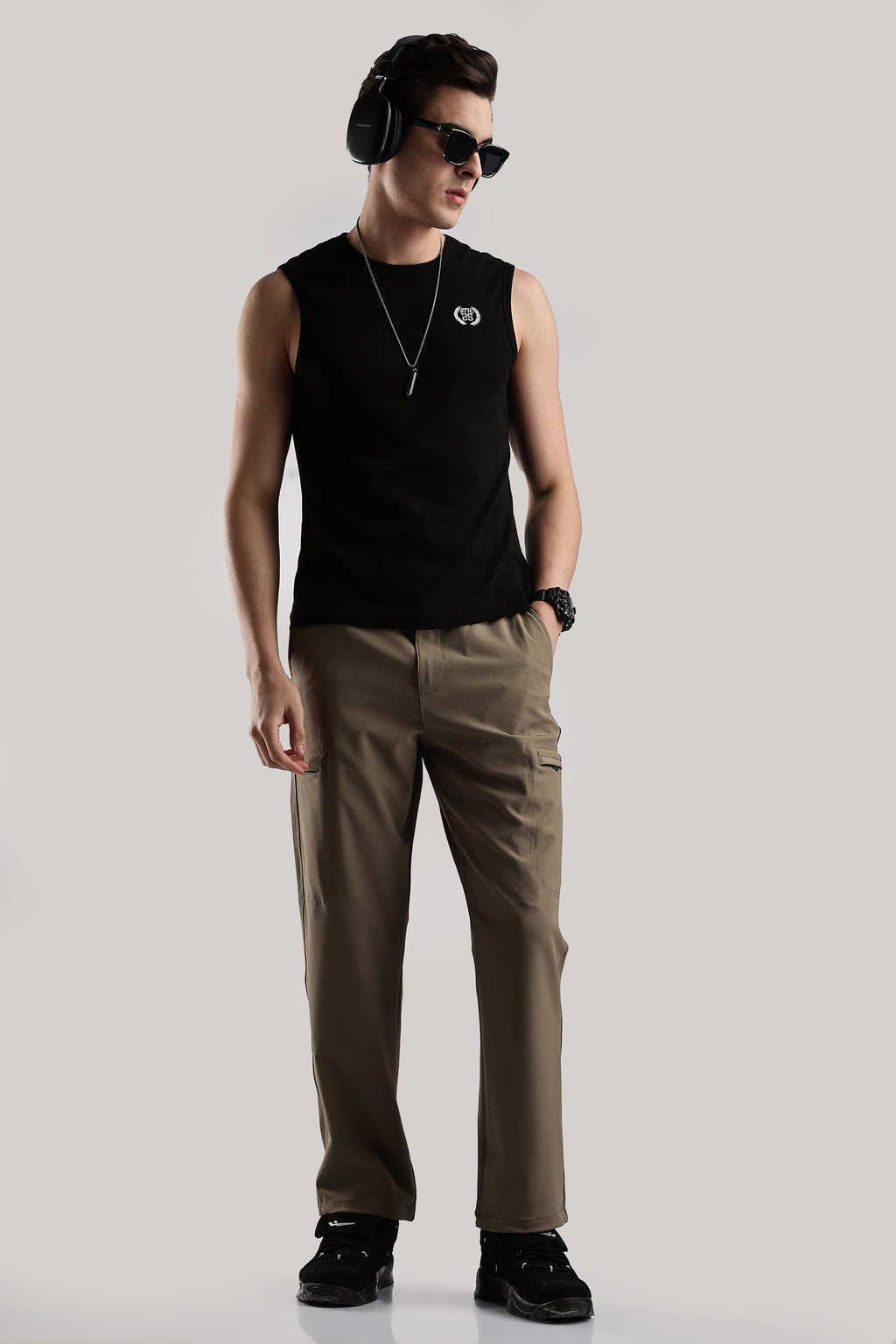 Men Structured Adventure Cargo-Biscuit