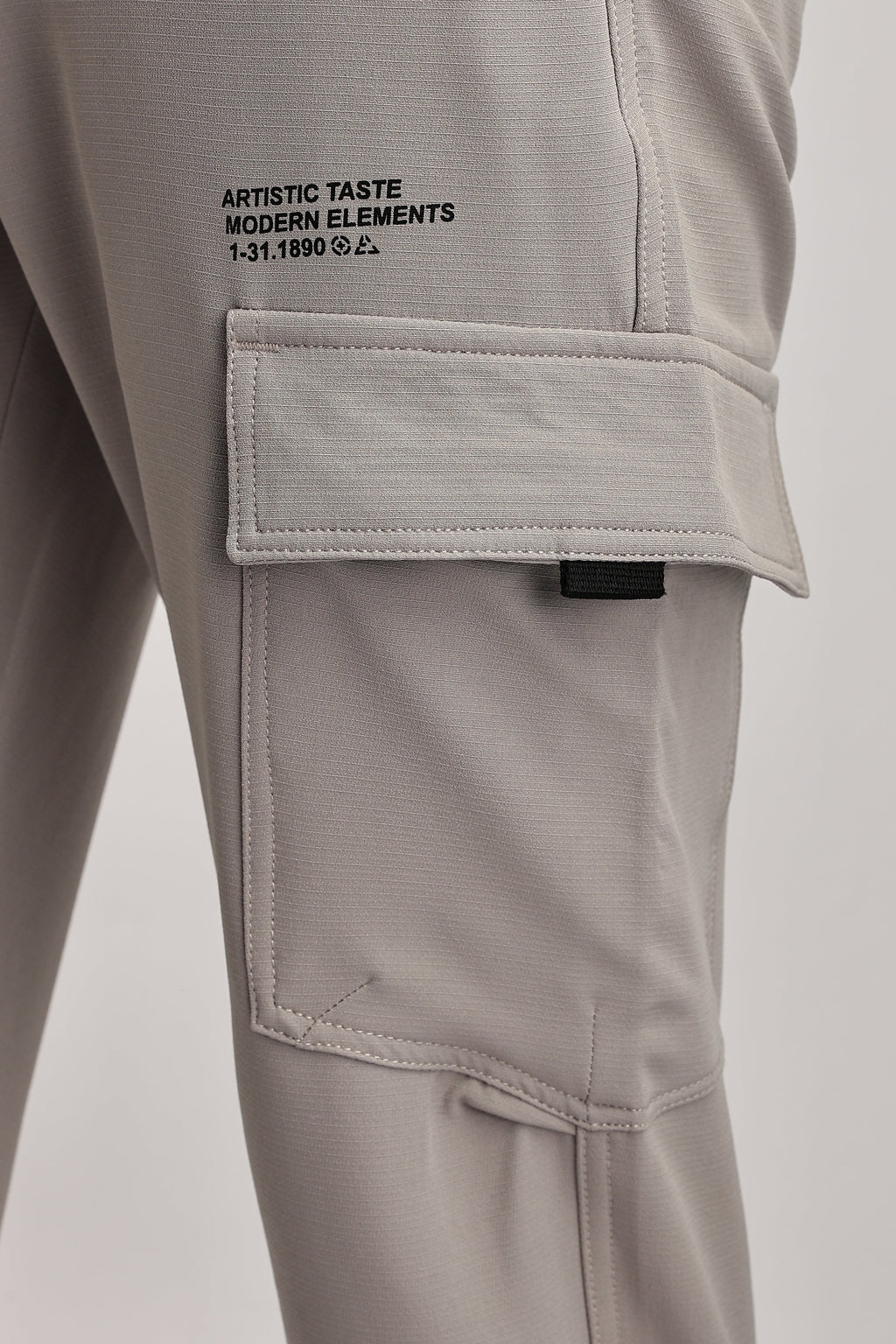 Men Structured Imported Utility Cargo-Cream