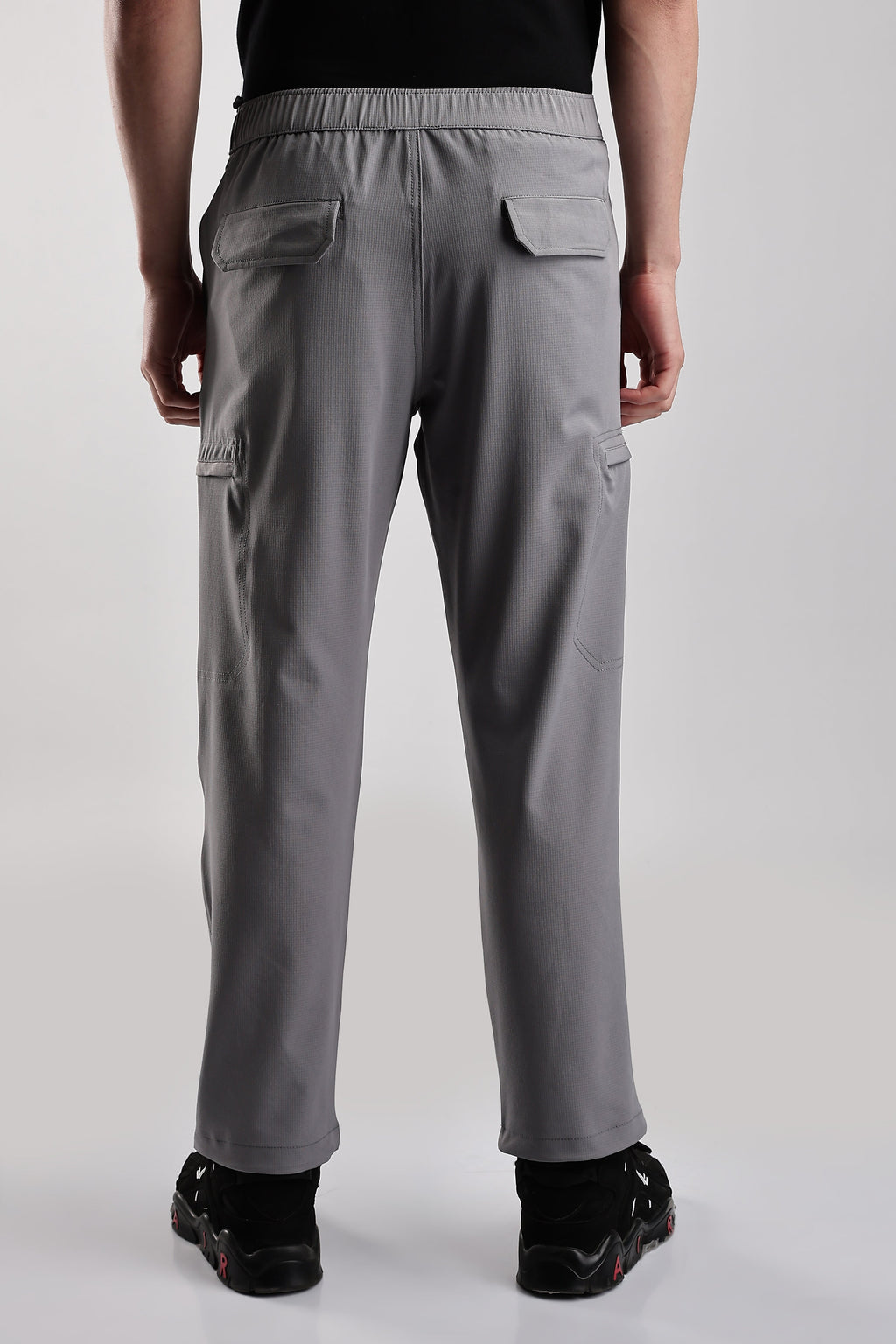 Men Structured Adventure Cargo-Lt Grey
