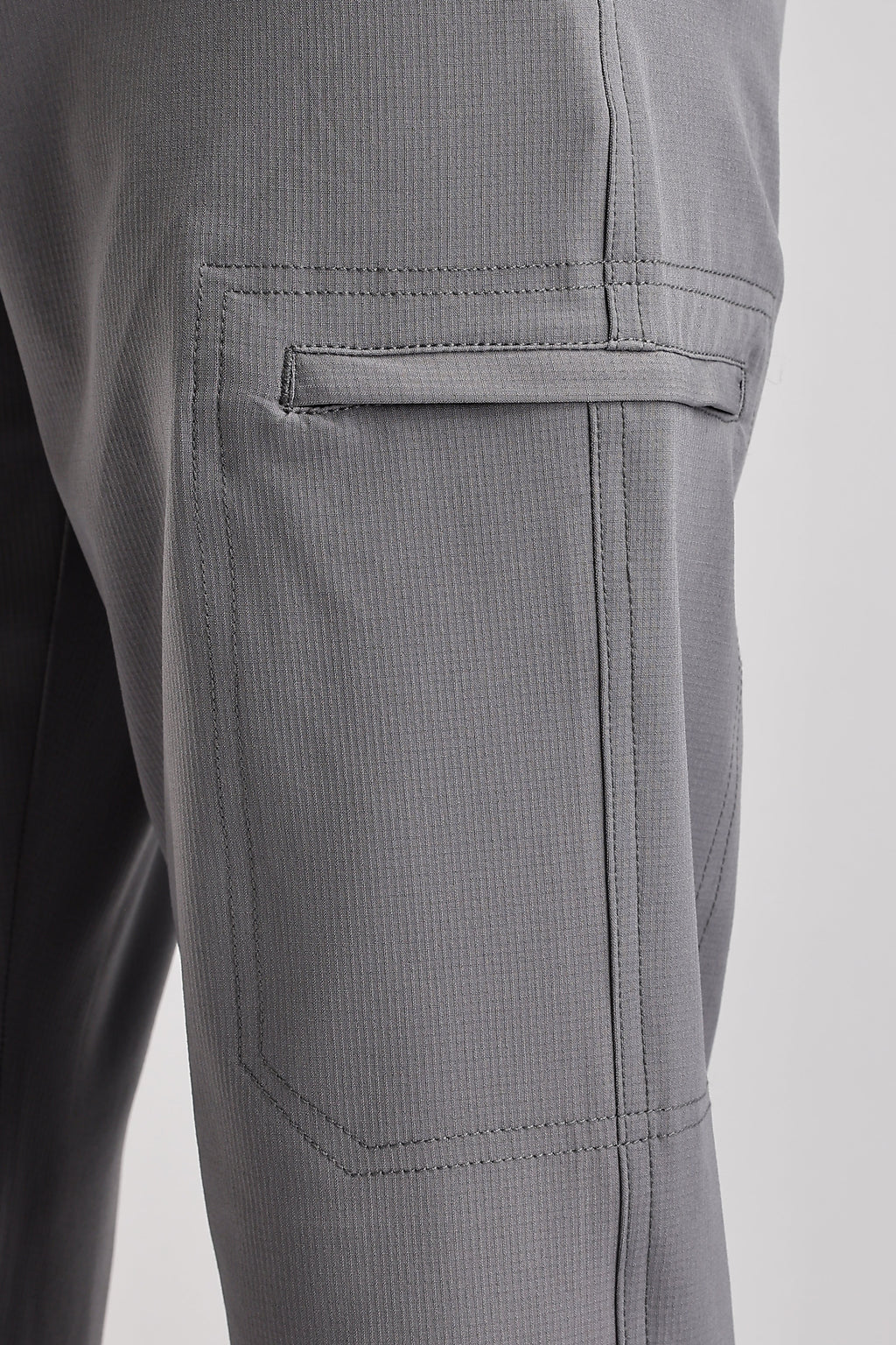 Men Structured Adventure Cargo-Lt Grey