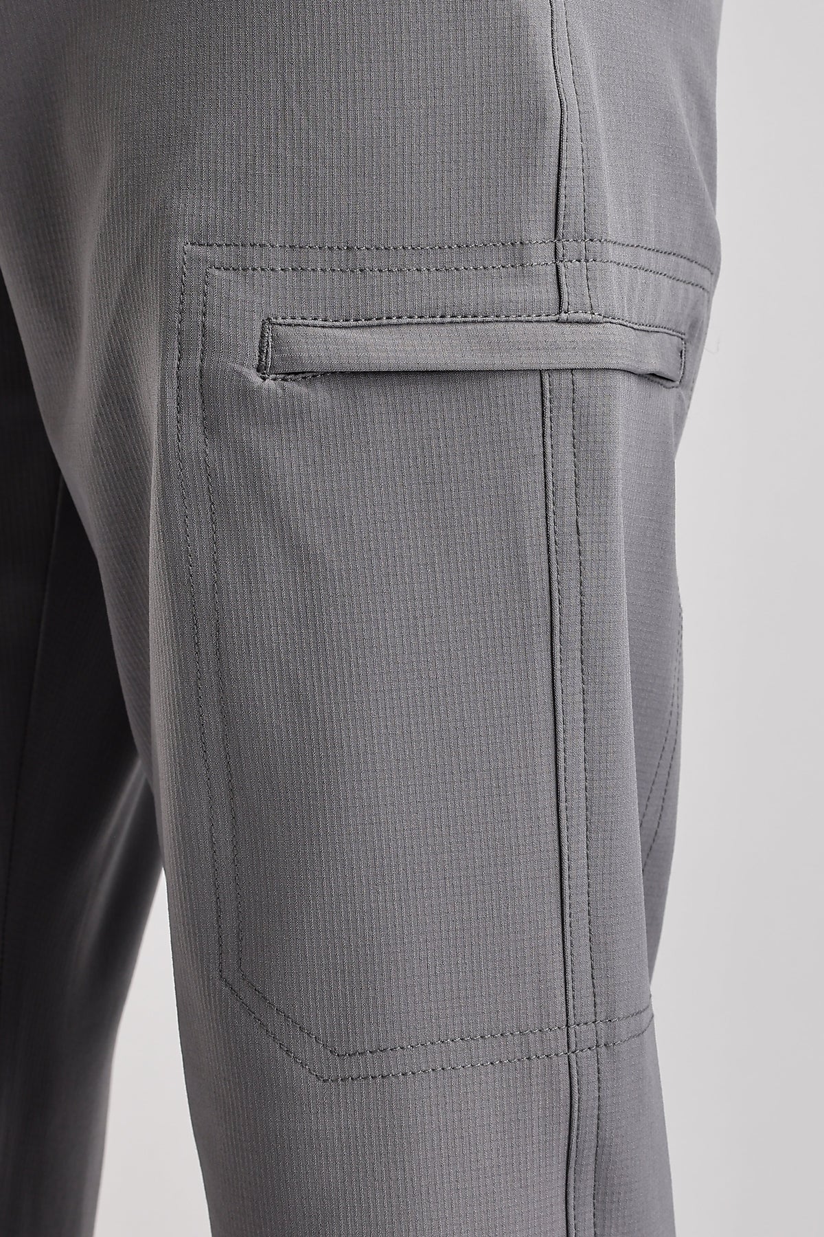 Men Structured Adventure Cargo-Lt Grey