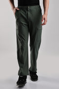 Men Structured Adventure Cargo-Ft Green