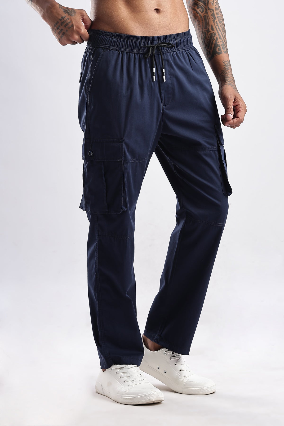 Men Traveller Utility Cargo-Navy