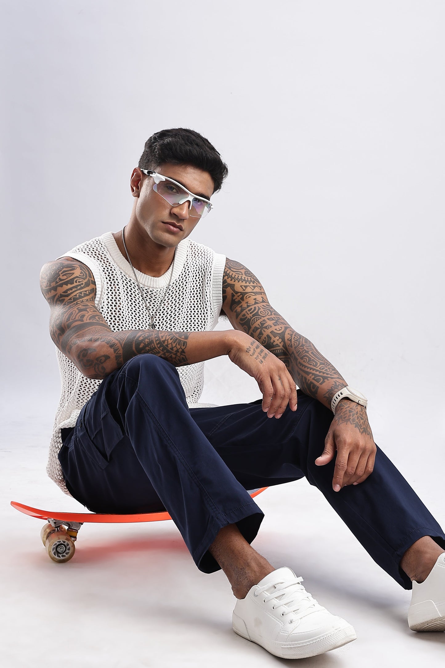 Men Traveller Utility Cargo-Navy