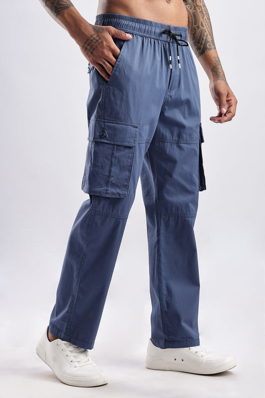 Men Traveller Utility Cargo-Dk Grey