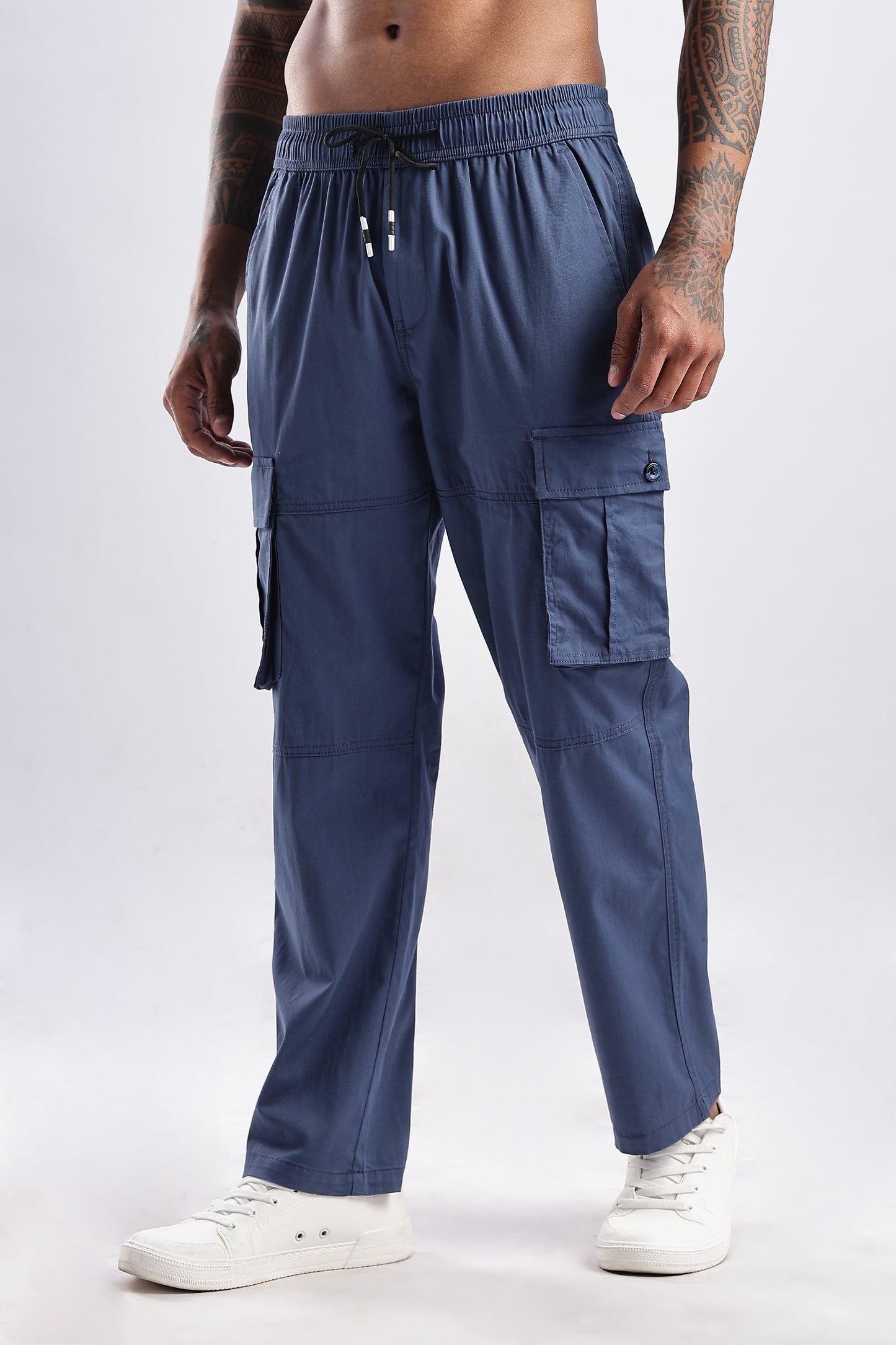 Men Traveller Utility Cargo-Dk Grey