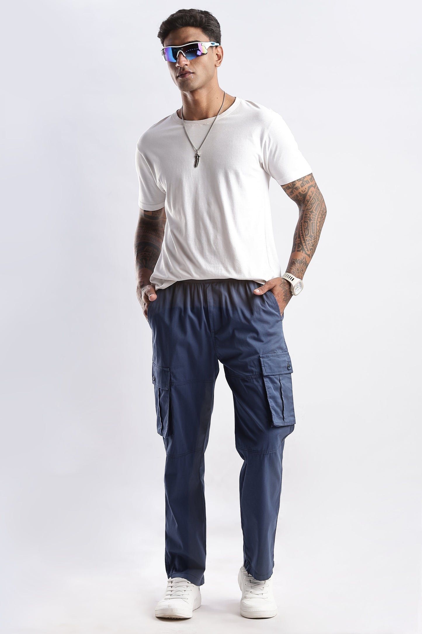 Men Traveller Utility Cargo-Dk Grey