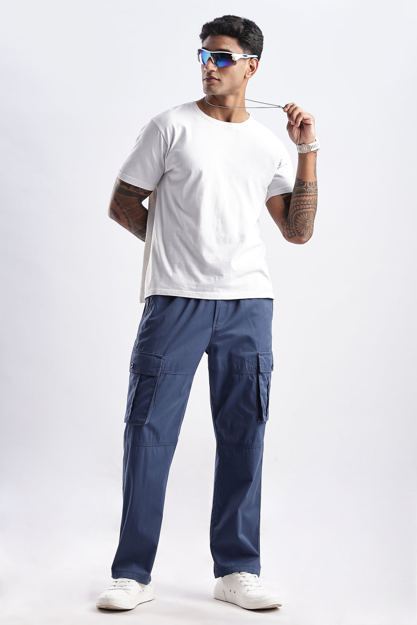 Men Traveller Utility Cargo-Dk Grey