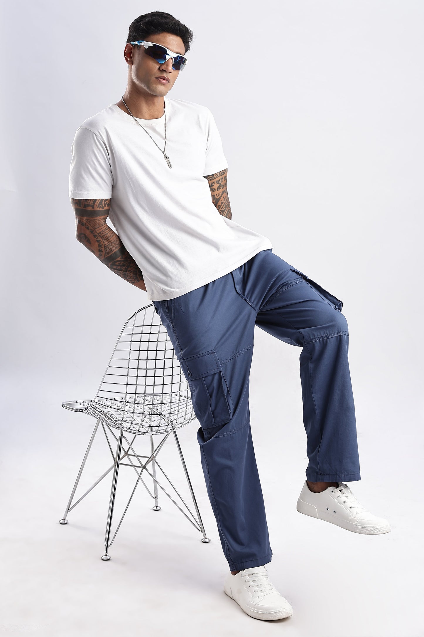 Men Traveller Utility Cargo-Dk Grey