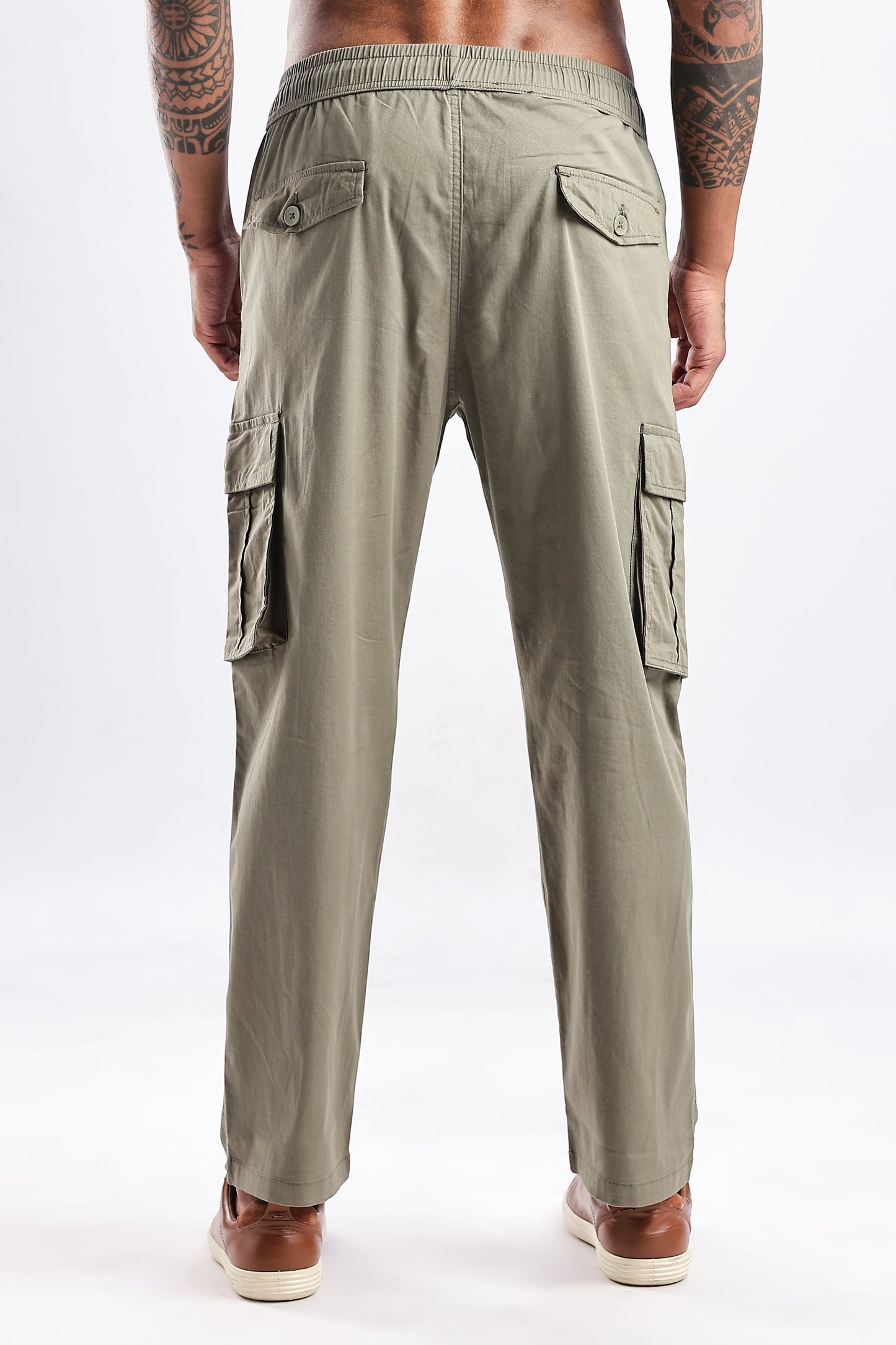 Men Traveller Utility Cargo-Olive