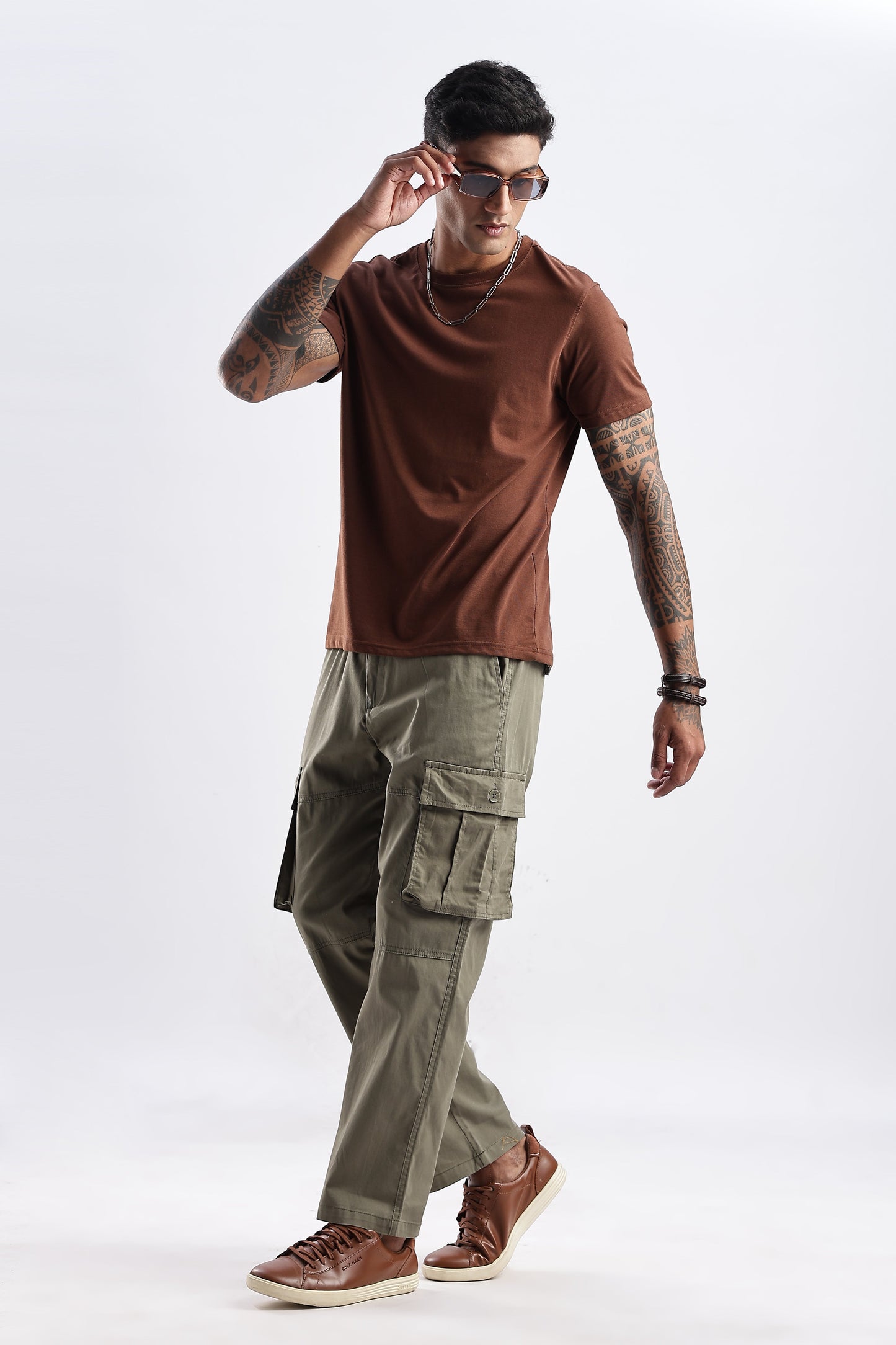 Men Traveller Utility Cargo-Olive