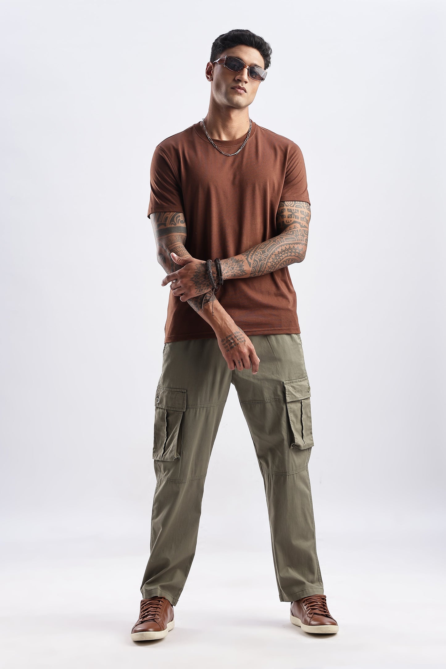Men Traveller Utility Cargo-Olive