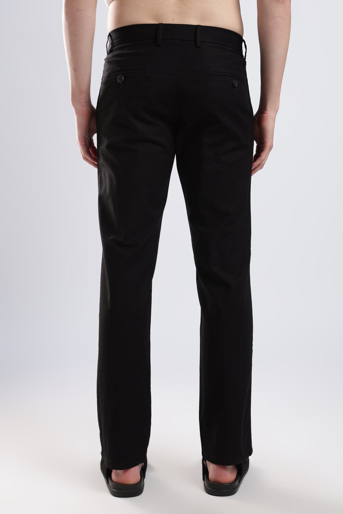 Linen Pleat Traveller-Black