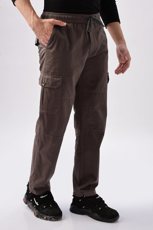 Men Relaxed Fit Air Cargo-Grey