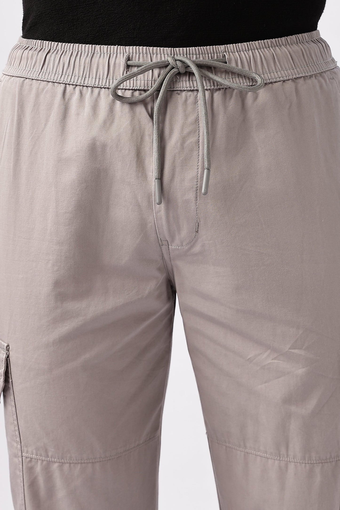Men Relaxed Fit Air Cargo-Lt Grey