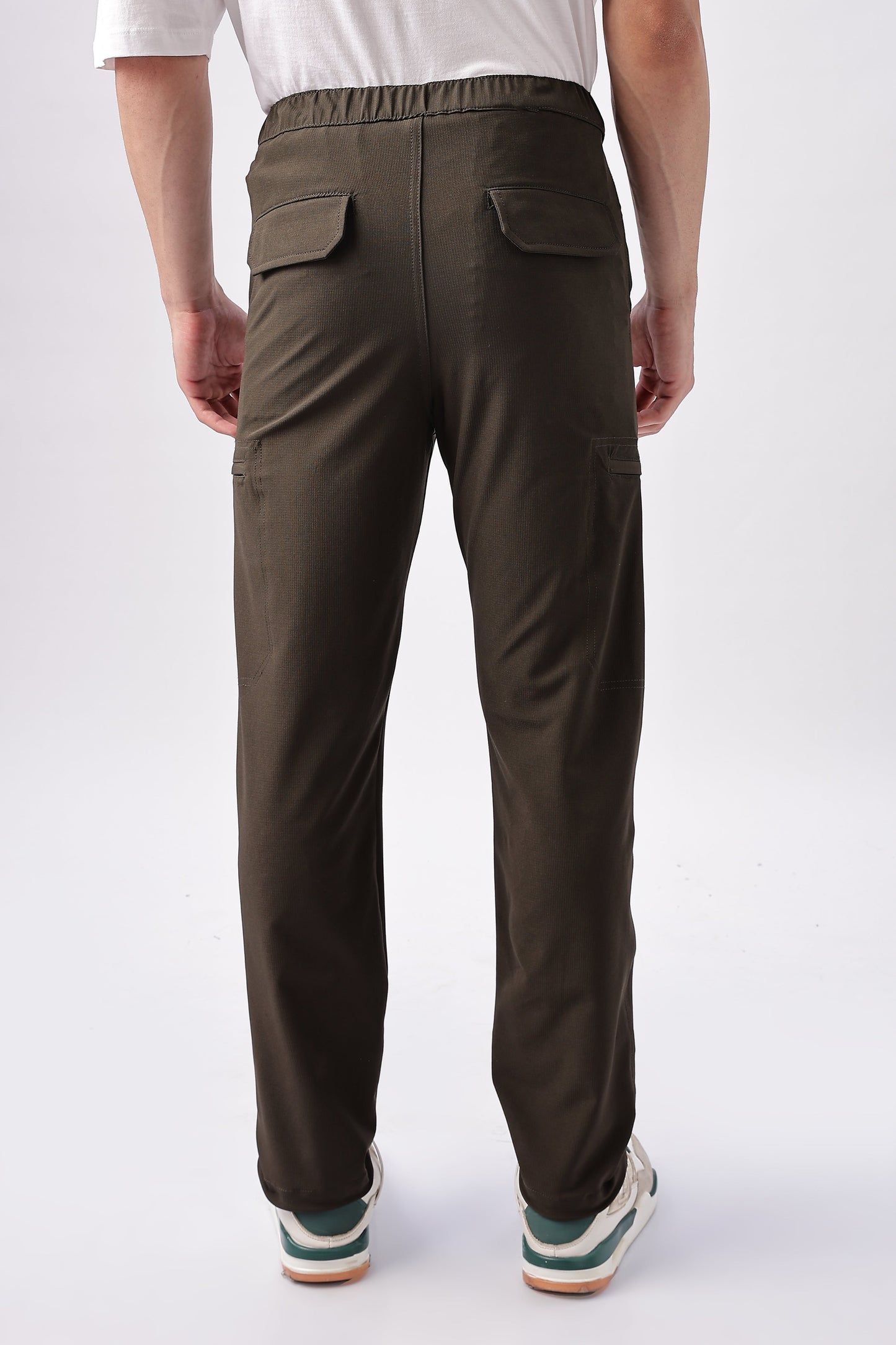 Men Structured Adventure Cargo-Dk Grey