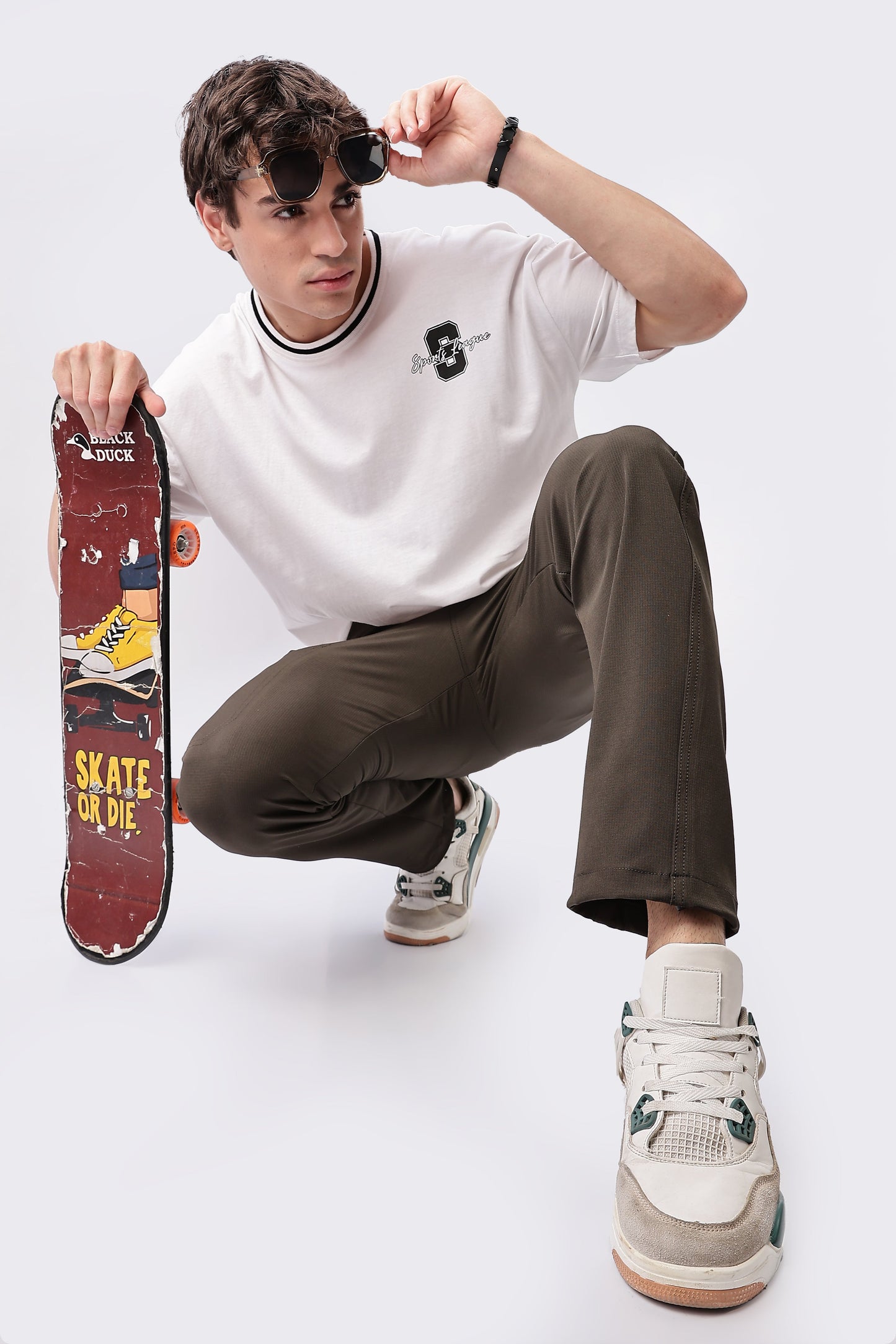 Men Structured Adventure Cargo-Dk Grey