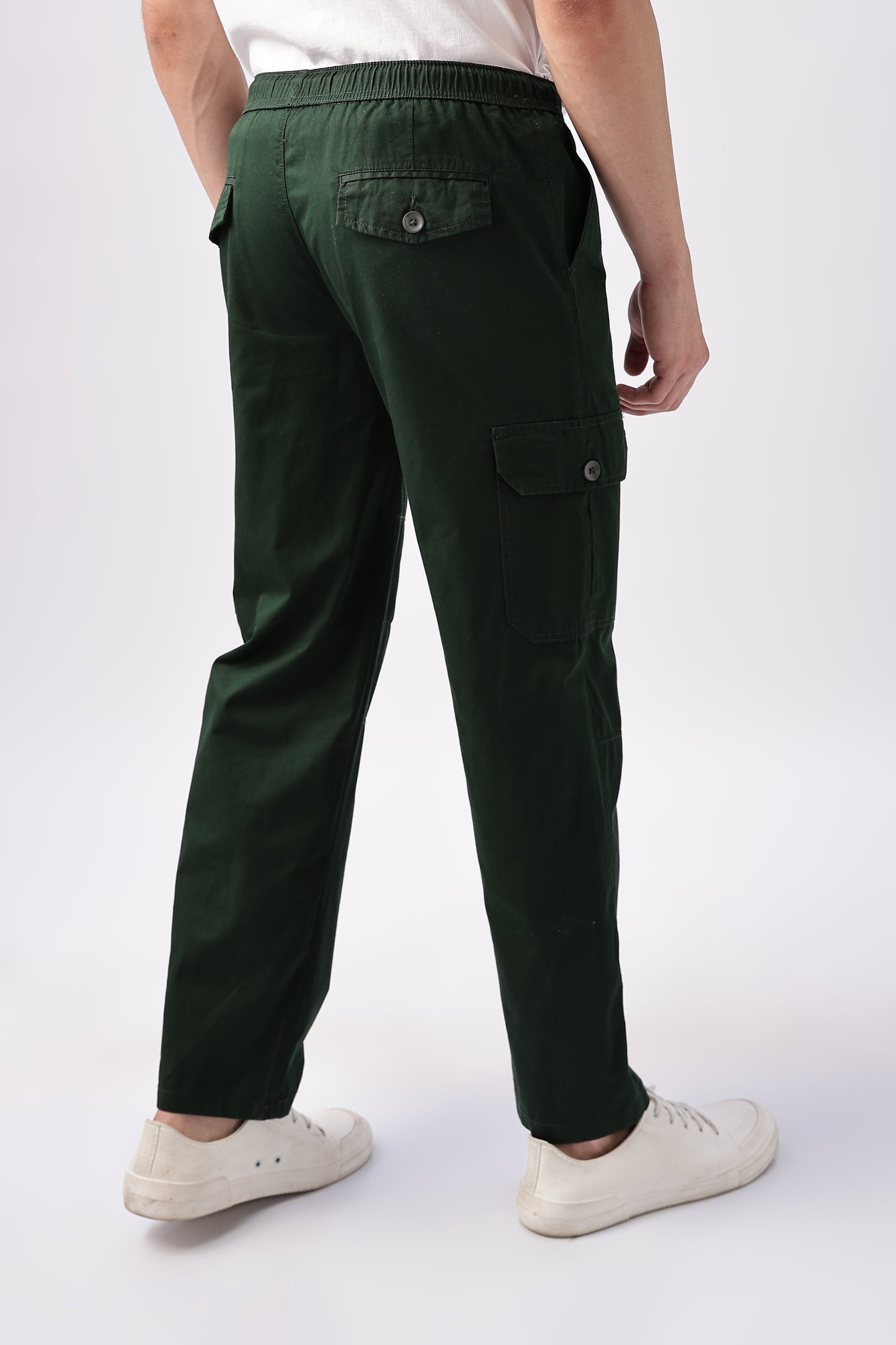 Men Relaxed Fit Air Cargo-Olive