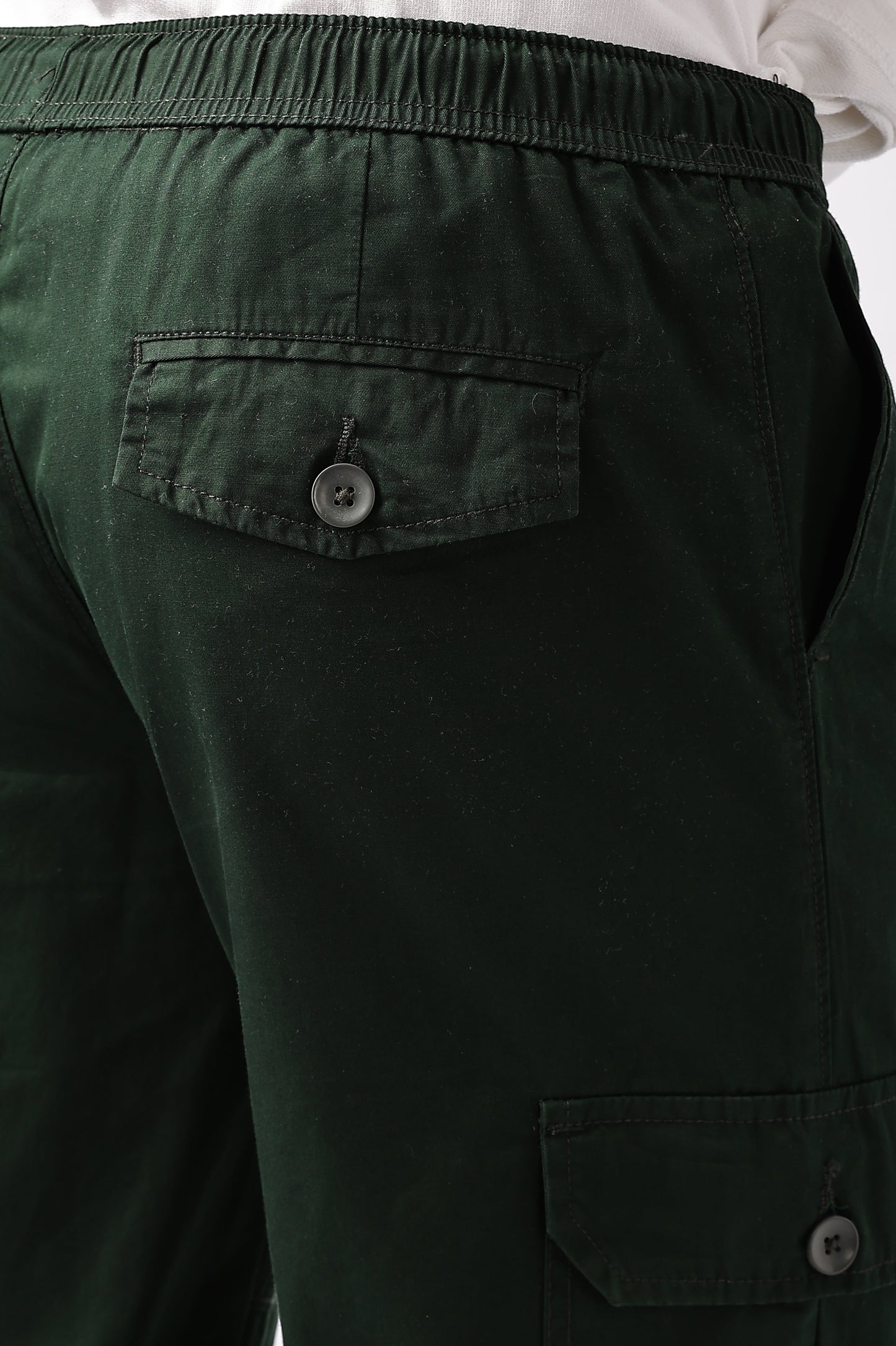 Men Relaxed Fit Air Cargo-Olive
