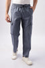 Men Relaxed Fit Air Cargo-Smoke