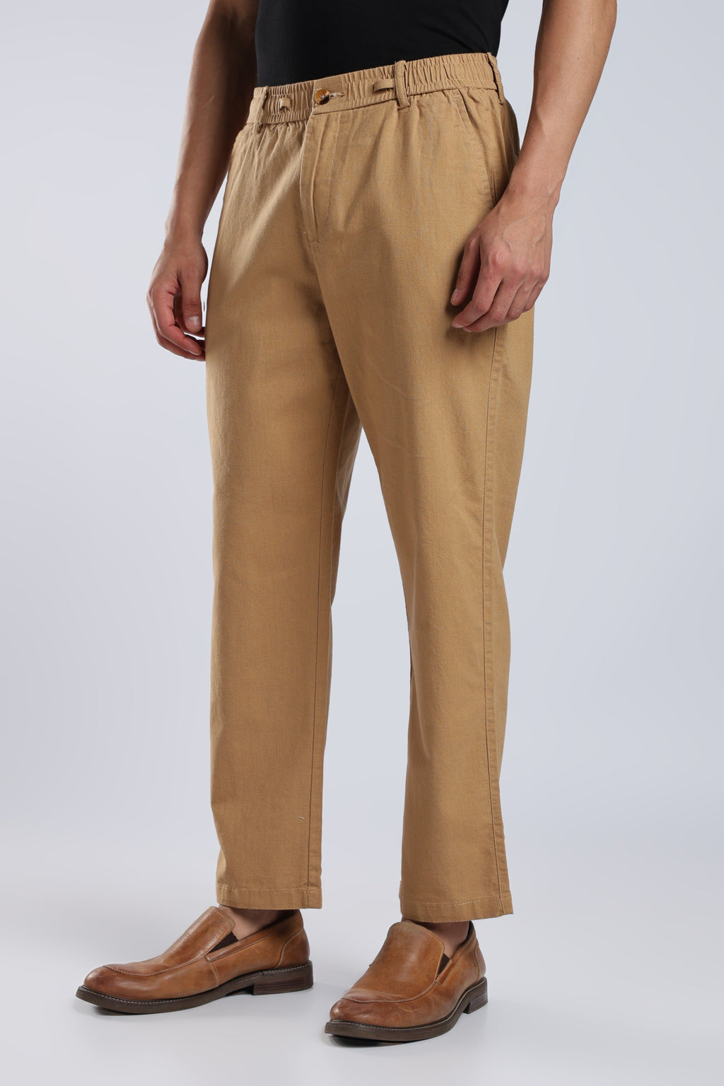 Men Marvel Linen Traveller Trouser – Khaki