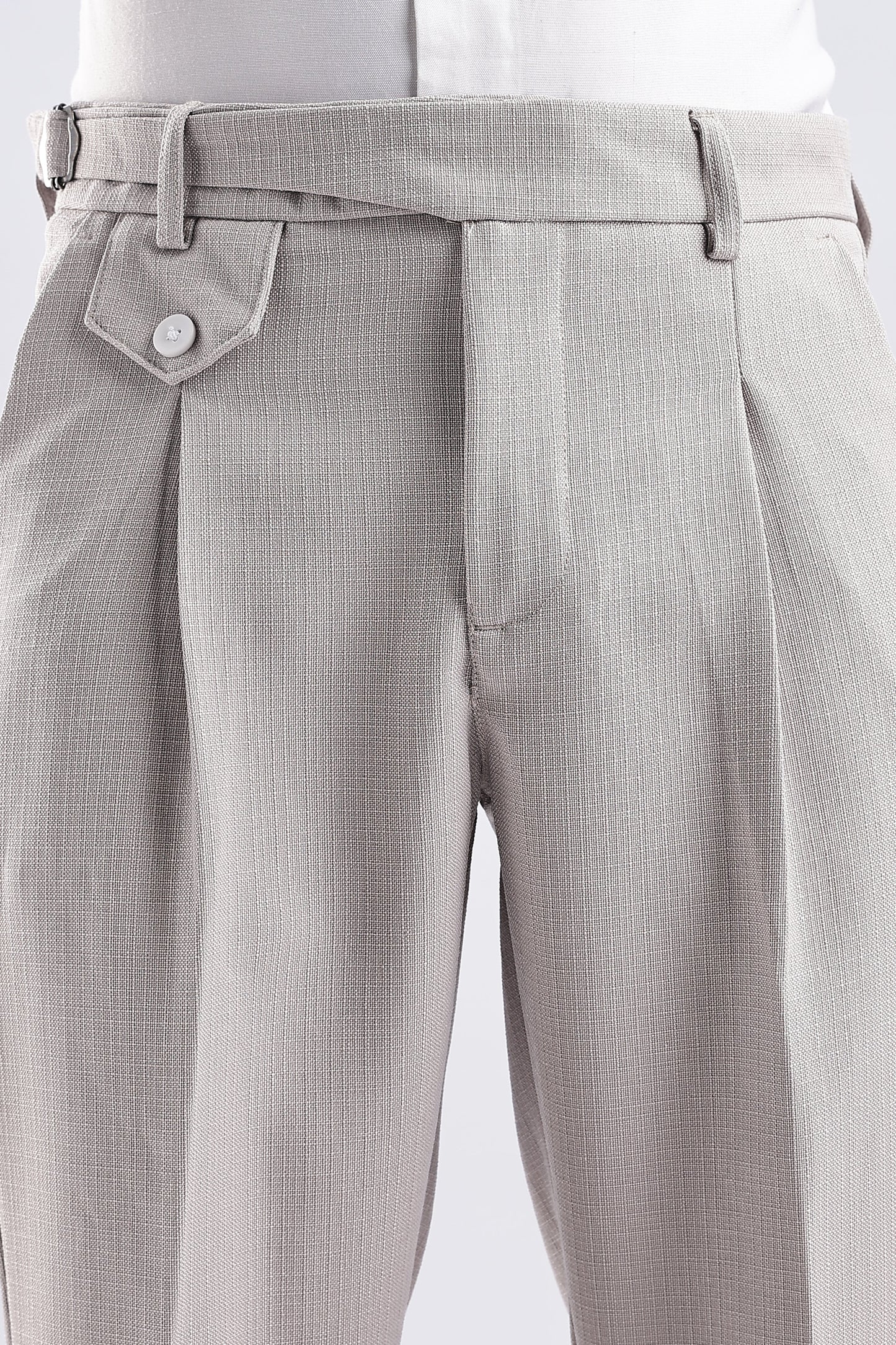 Men Gorkha Pant-Lt Grey