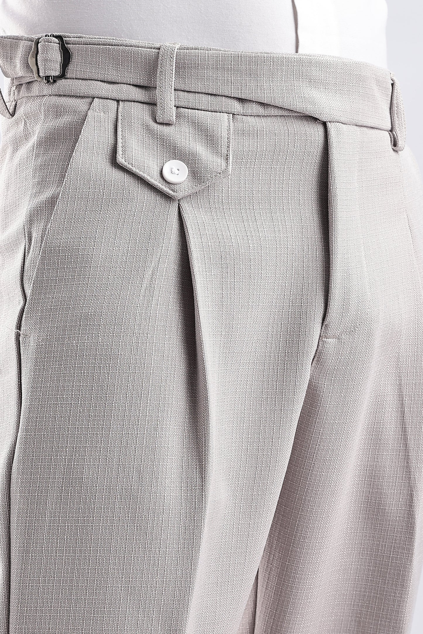 Men Gorkha Pant-Lt Grey