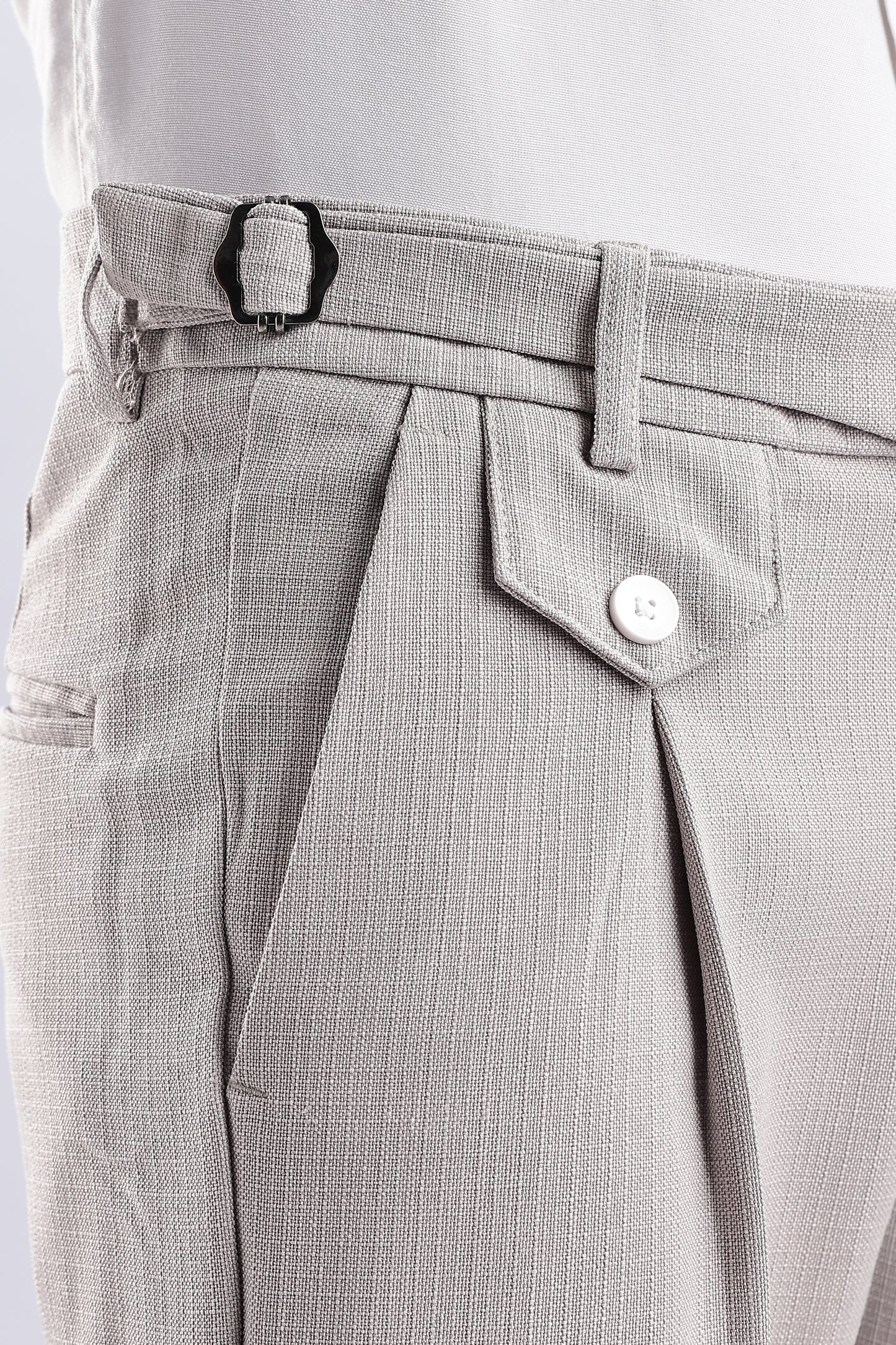Men Gorkha Pant-Lt Grey