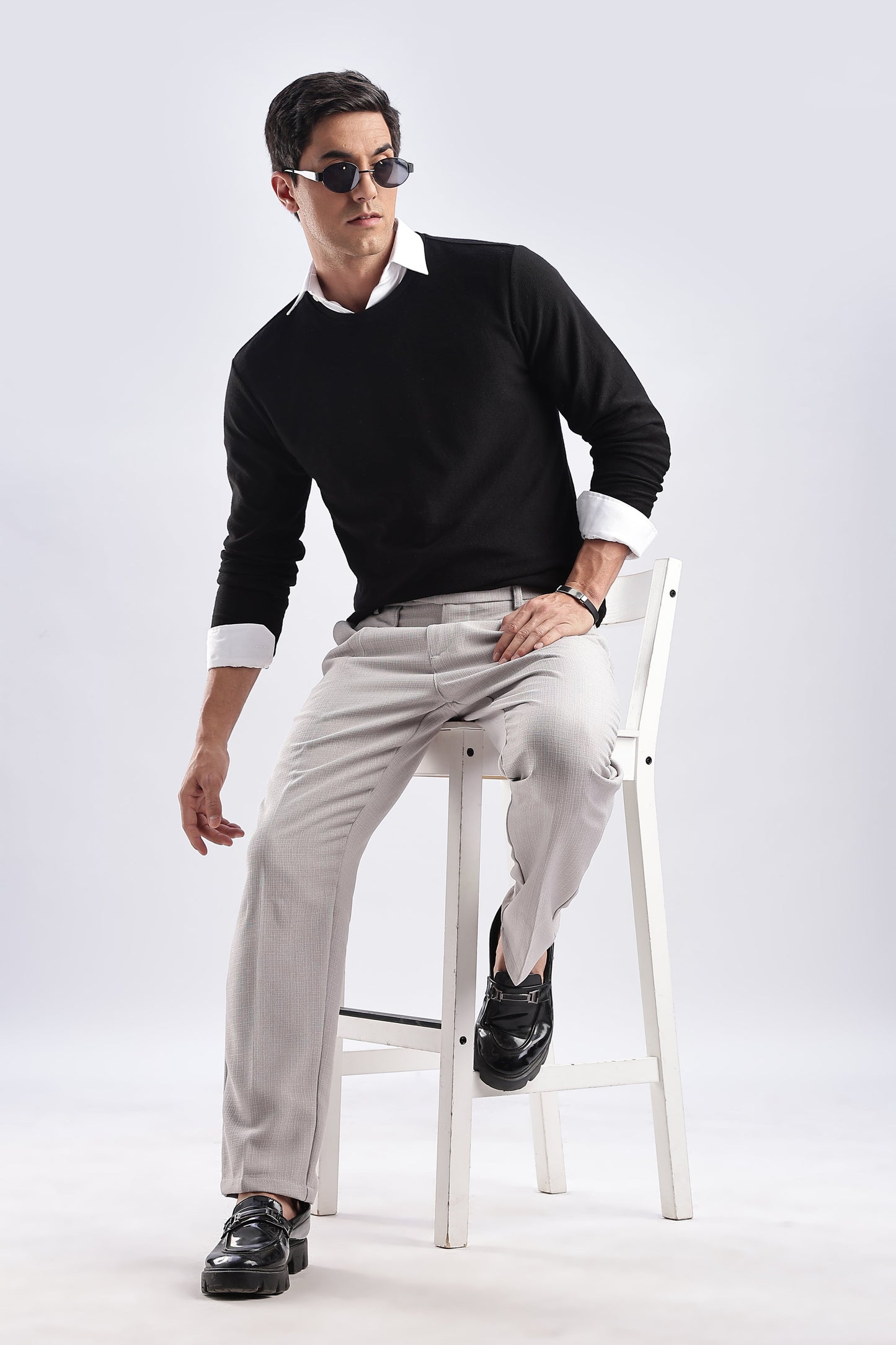 Men Gorkha Pant-Lt Grey