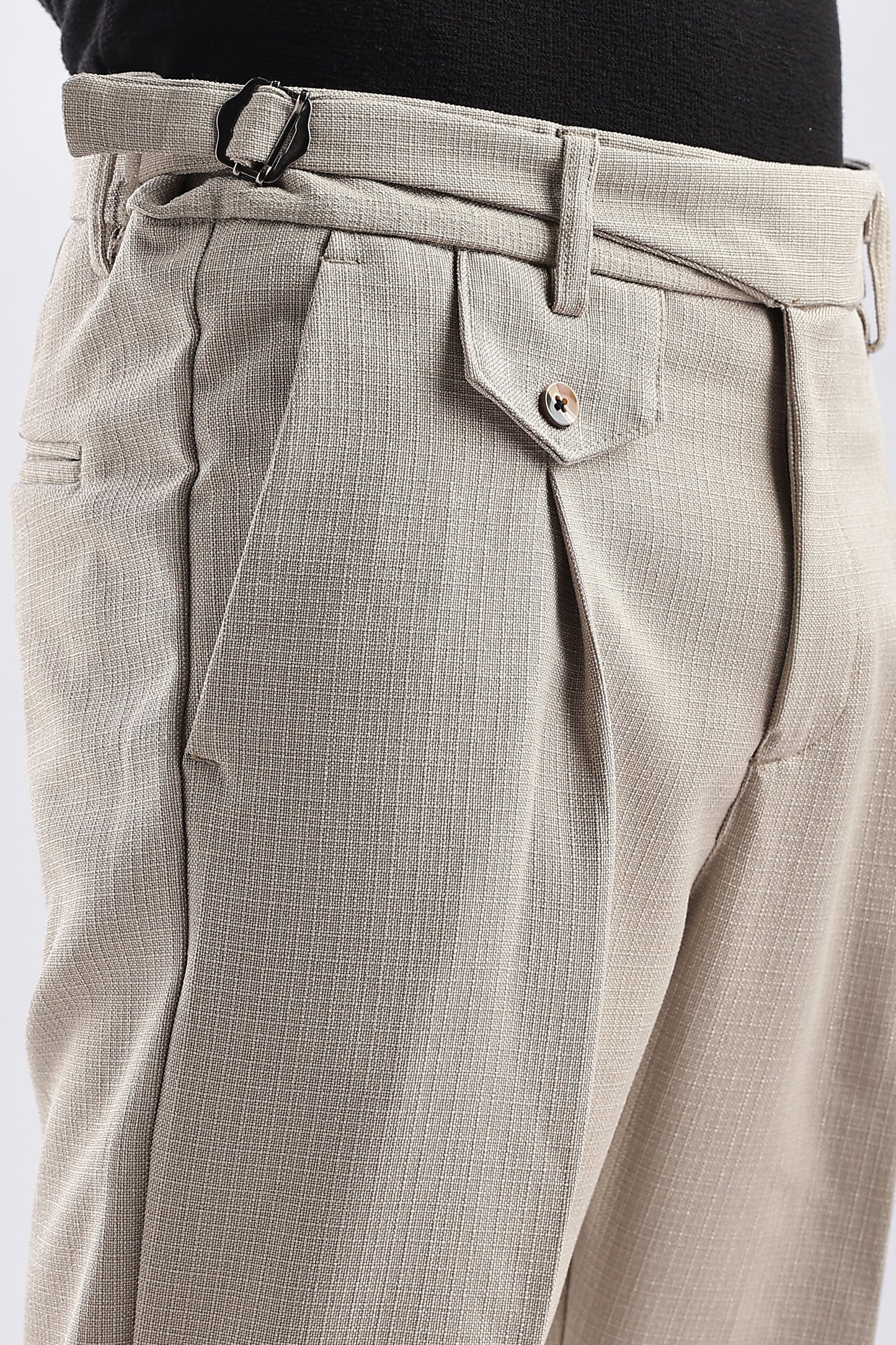 Men Gorkha Pant-Beige