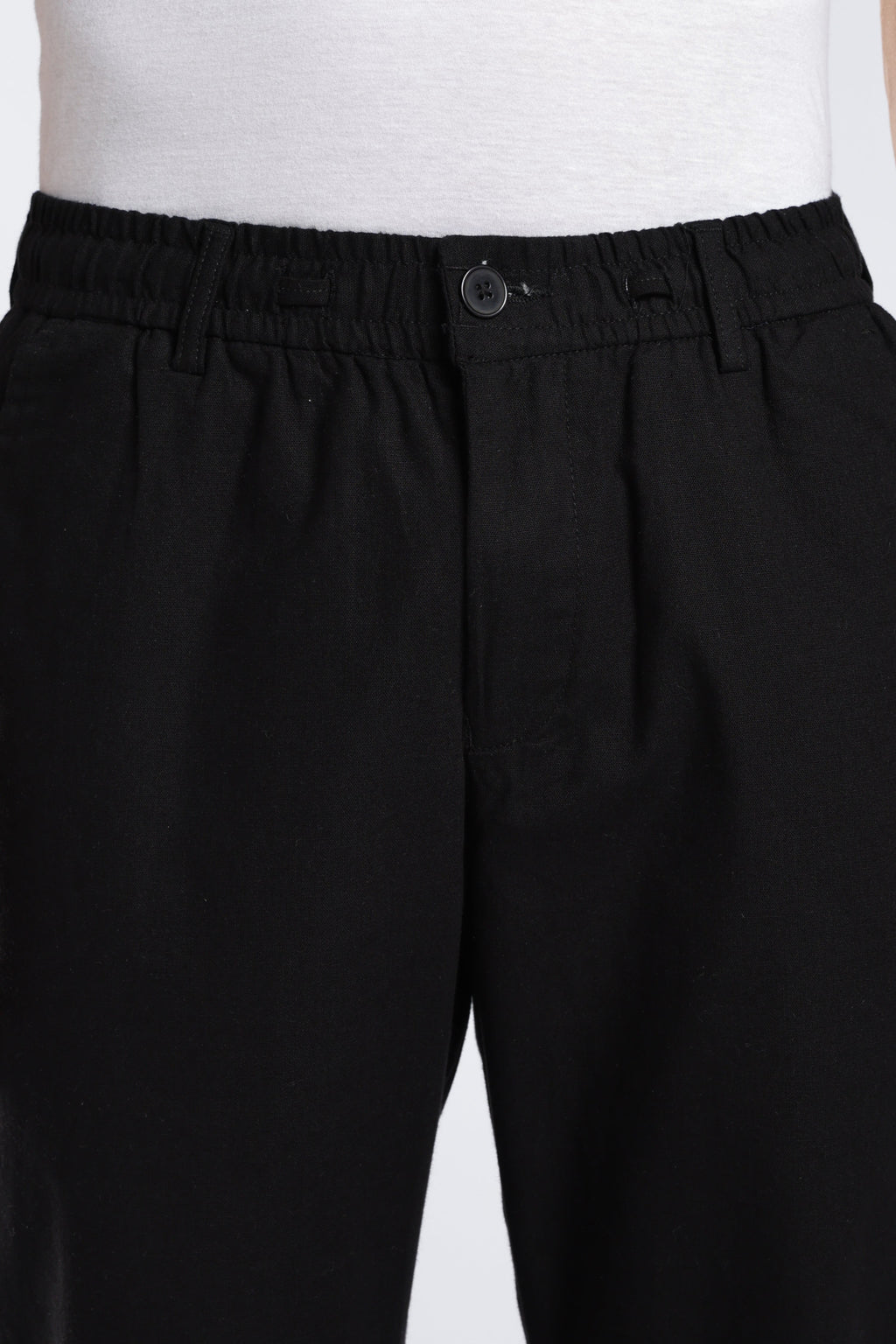Men Marvel Linen Traveller Trouser – Black